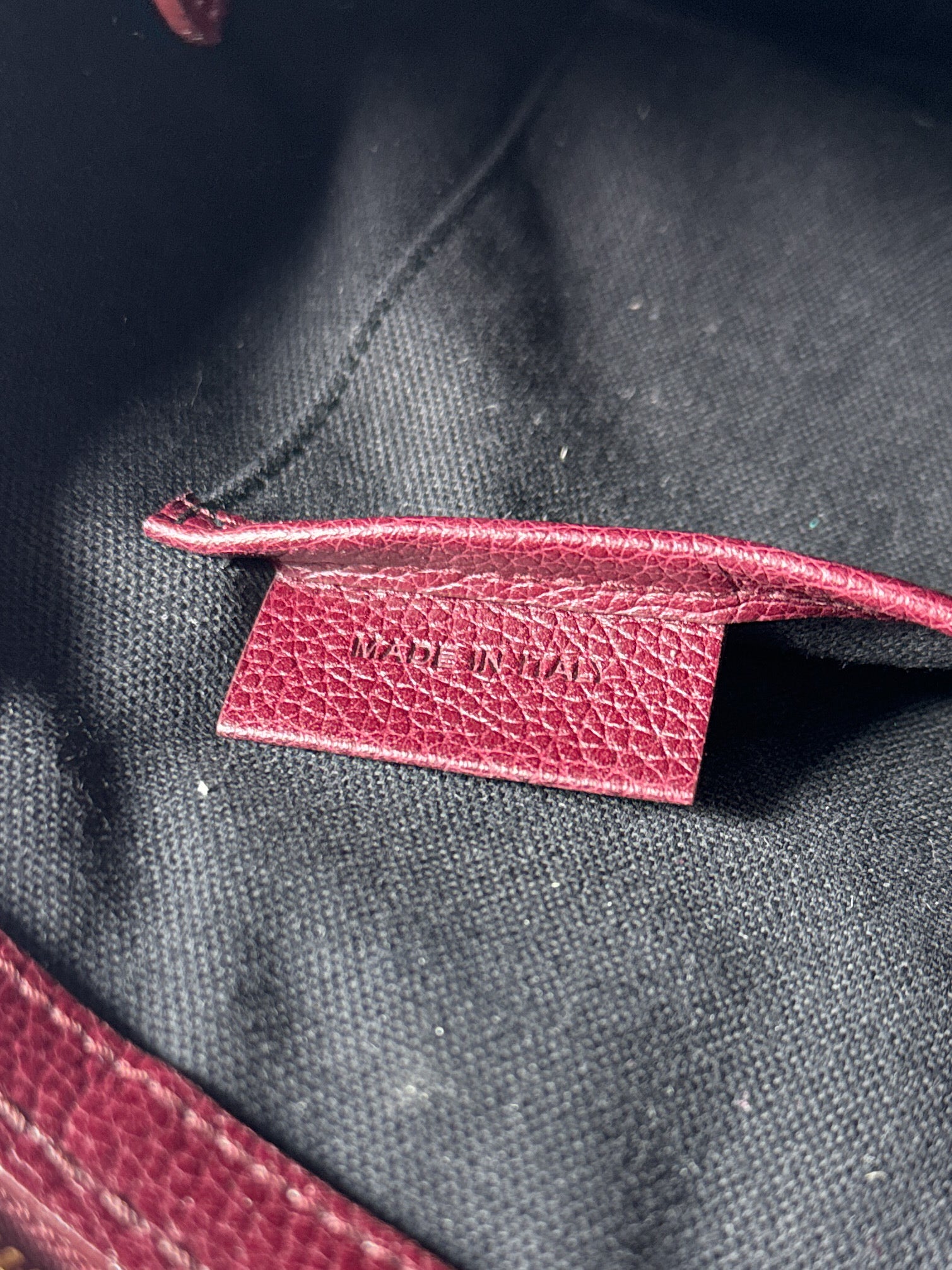 Alexander McQueen burgundy large Legend tote **as is**