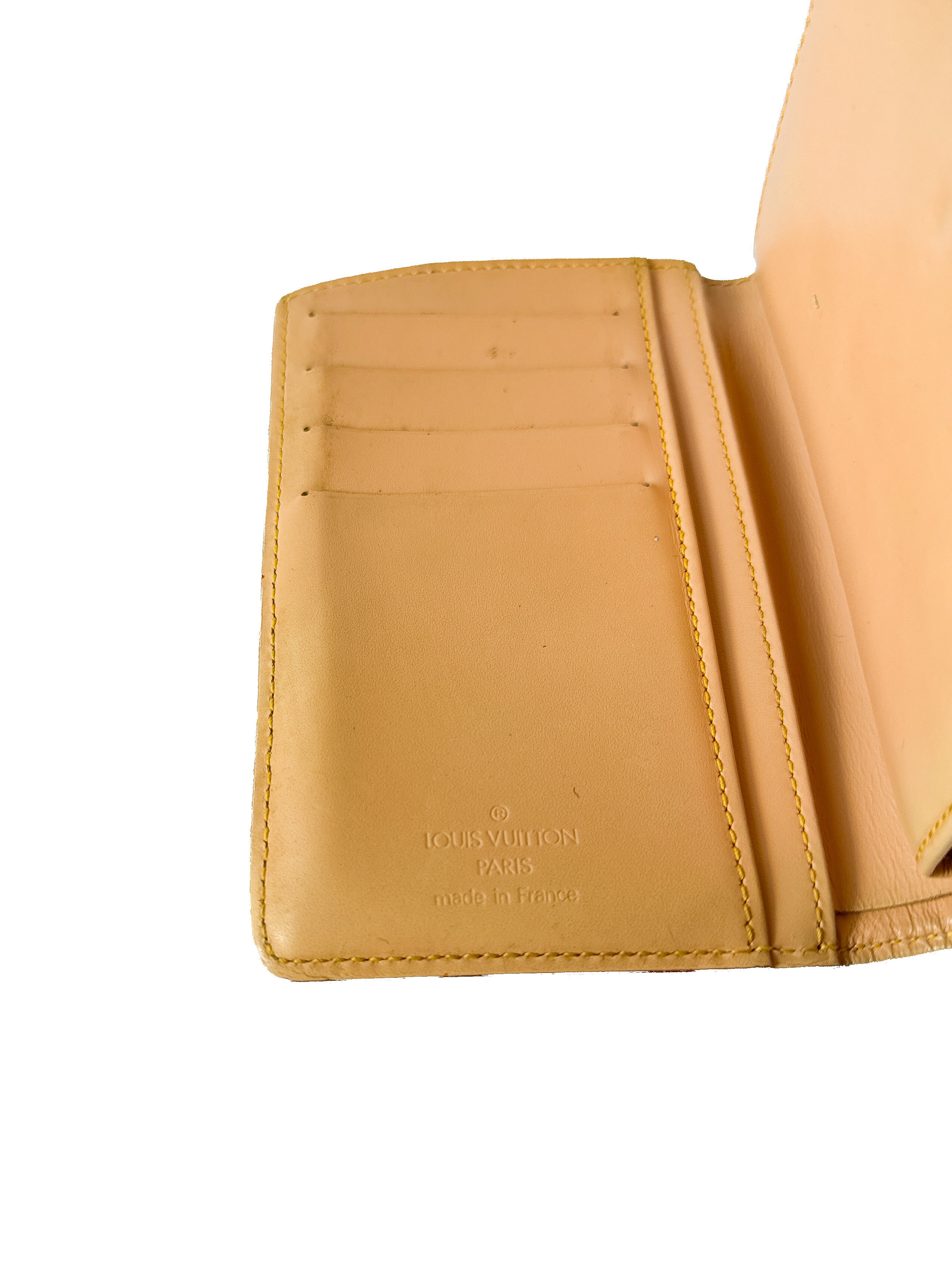 Louis Vuitton white multicolor Portefeuille Viennos wallet TH0045