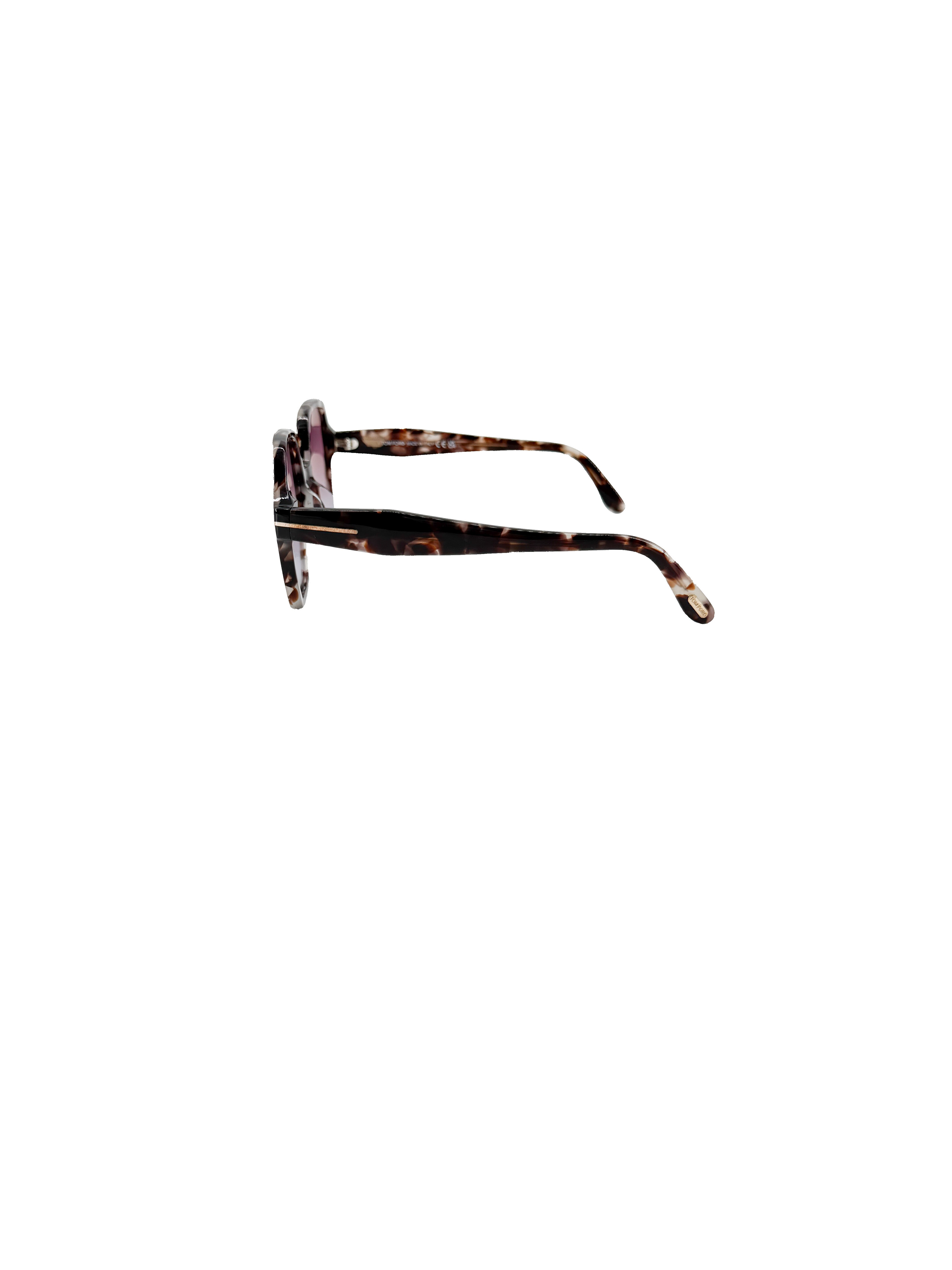 Tom Ford tortoise Romy sunglasses *case*