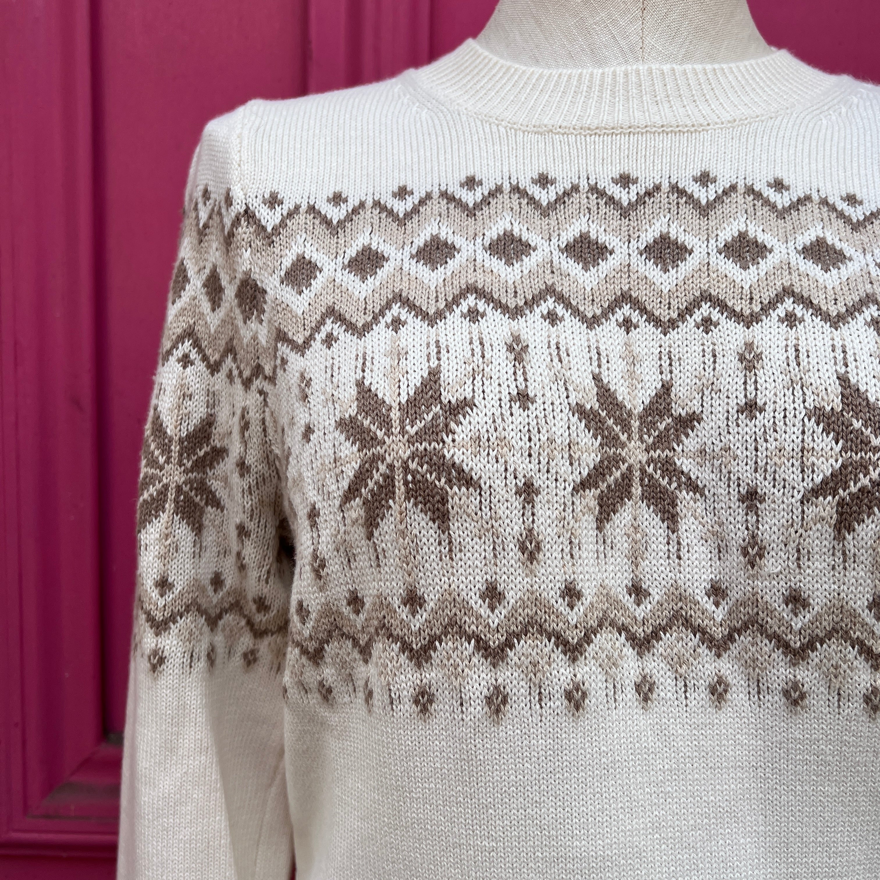 J. Crew cream sweater size S NWT