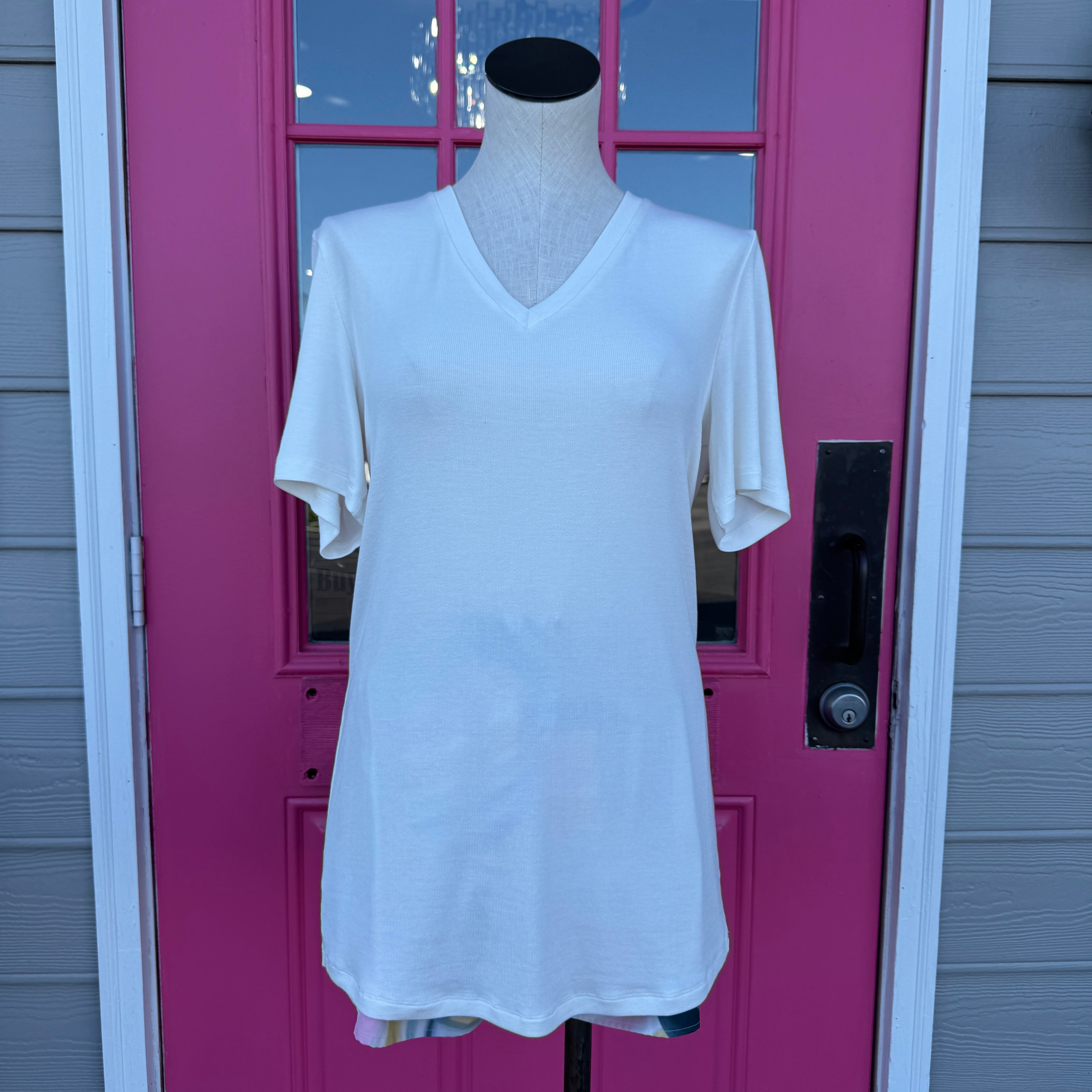Universal Standard cream ribbed top size 18-20 NWT