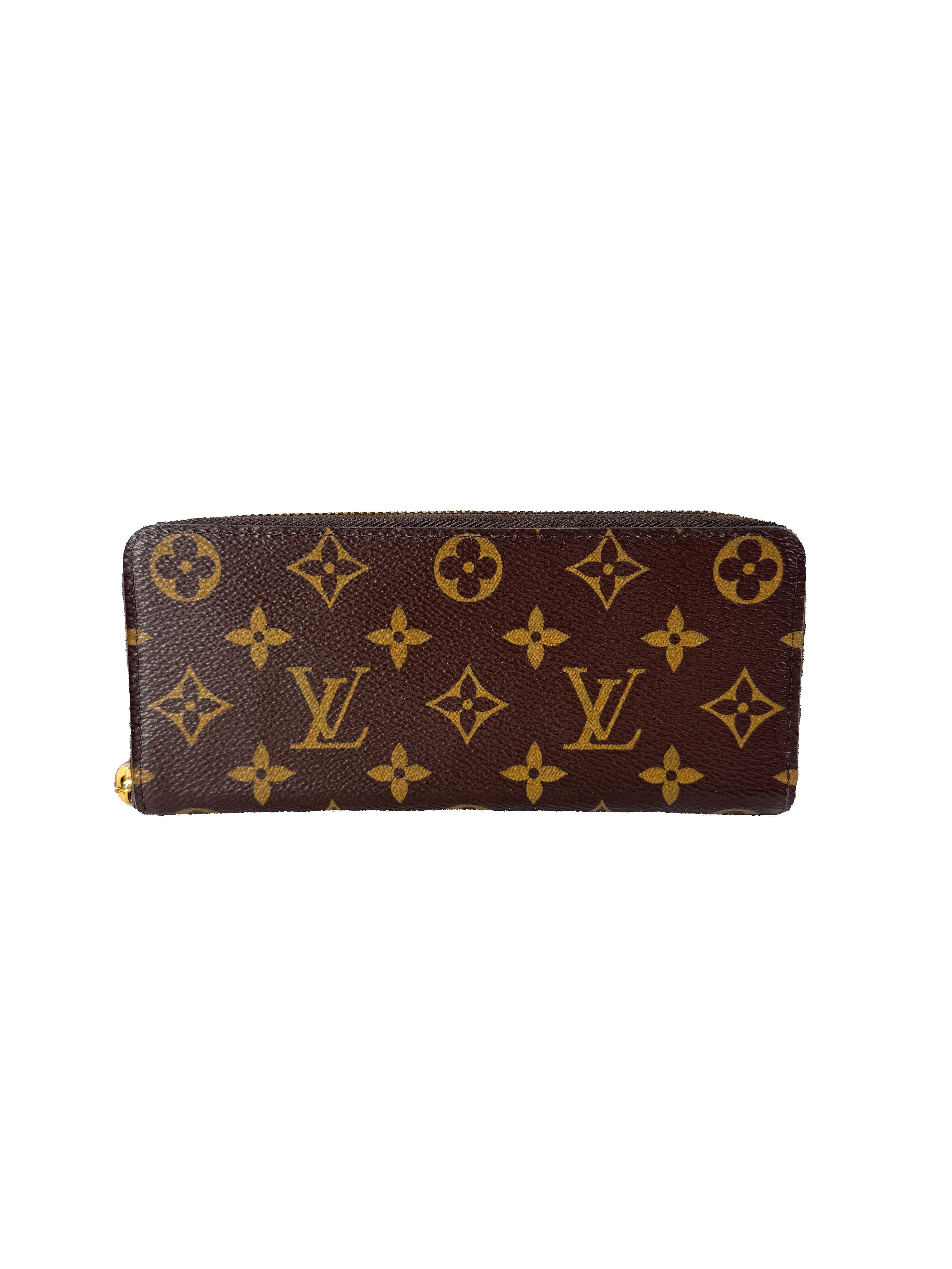 Louis Vuitton monogram fuschia Clemence wallet (NFC)