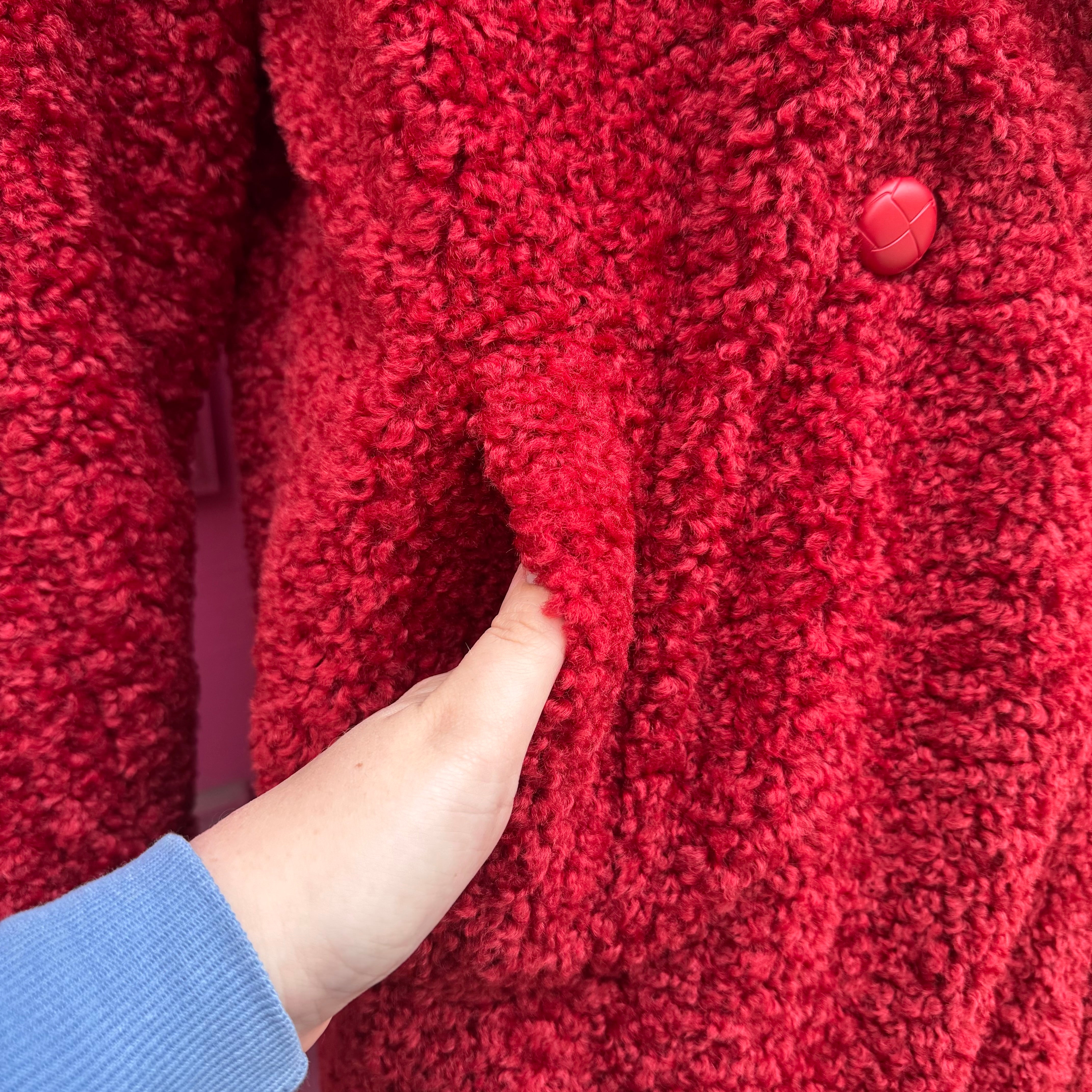 American Eagle red jacket size XXS NWT