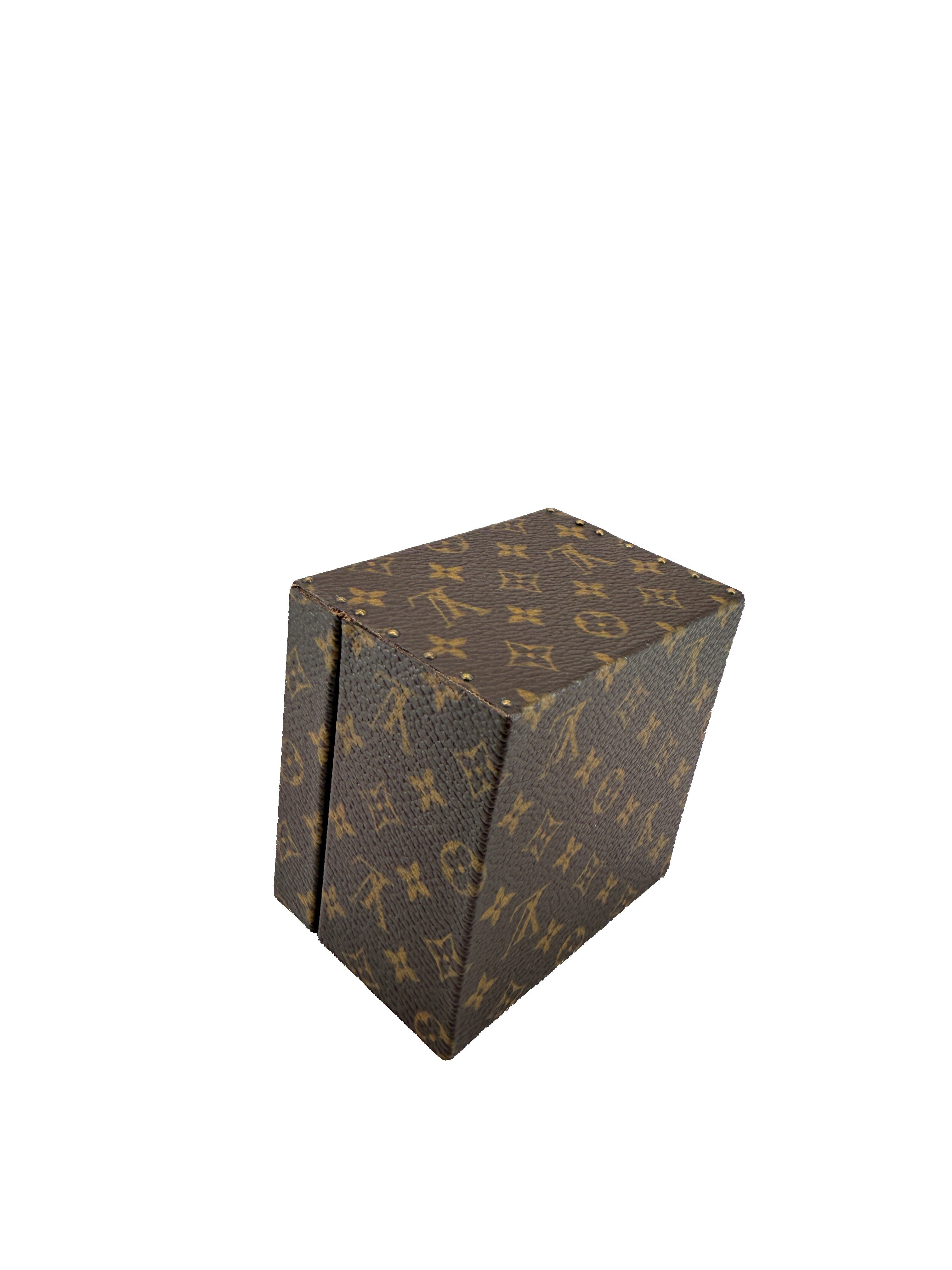 Louis Vuitton monogram jewelry box mini trunk AS0035