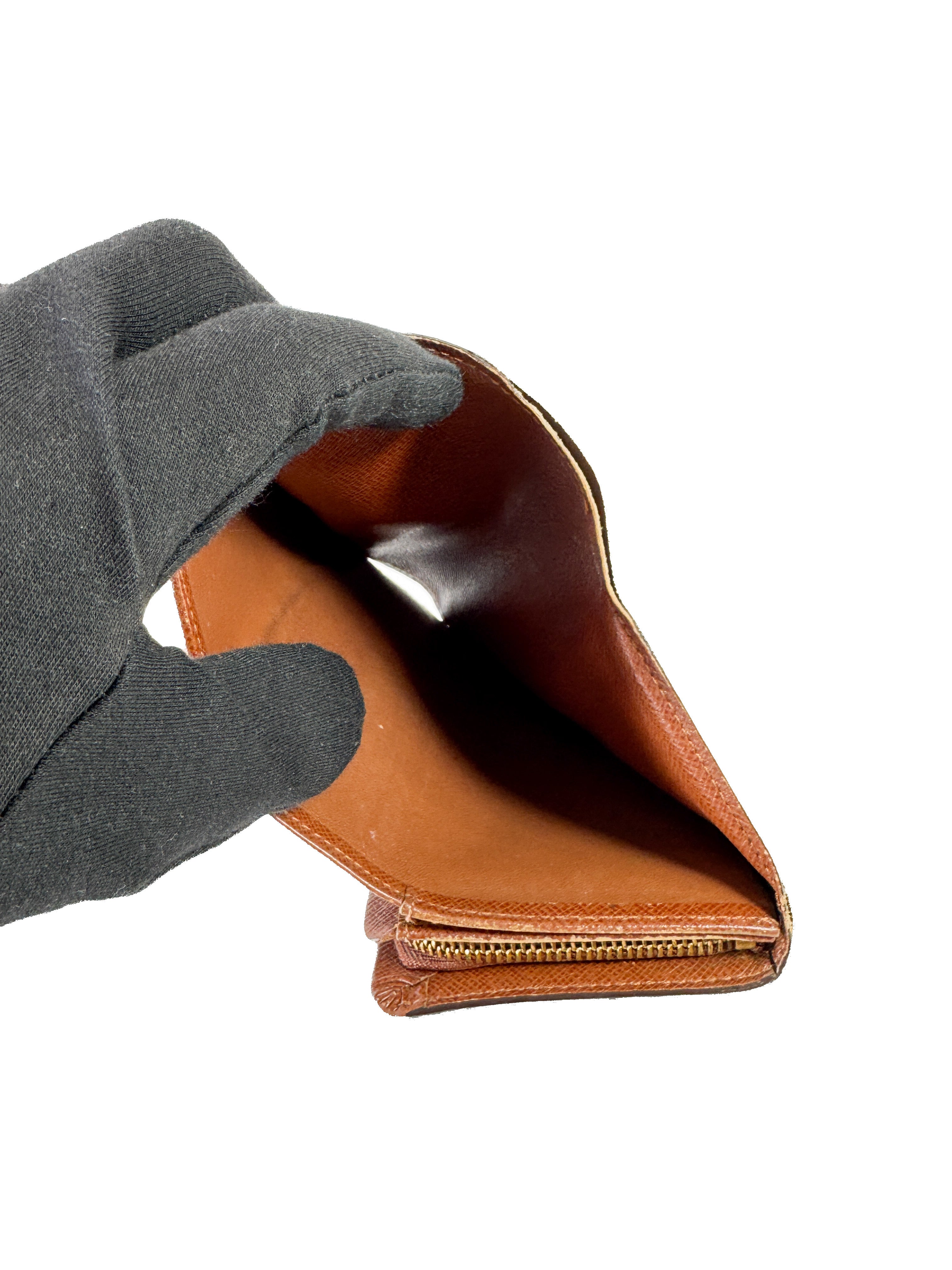 Louis Vuitton porte monnaie billets tresor monogram wallet SP0062 *as is*