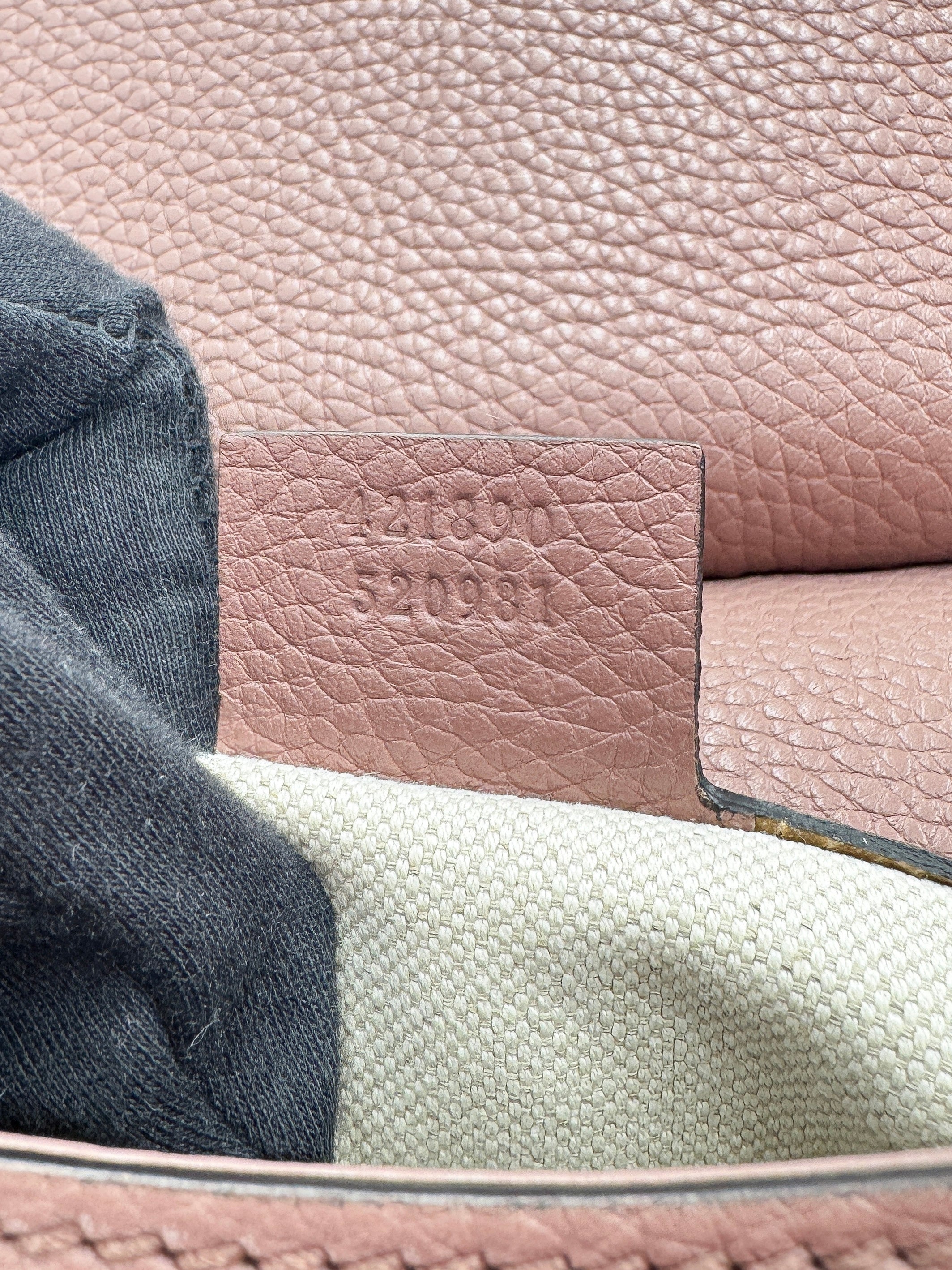 Gucci GG Marmont Top Handle Bag Leather Maueve Small