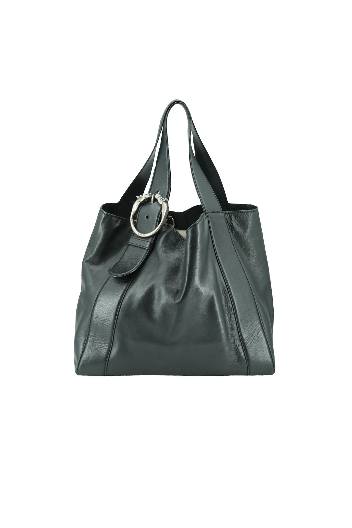 Gucci black Ribot horse tote 502752