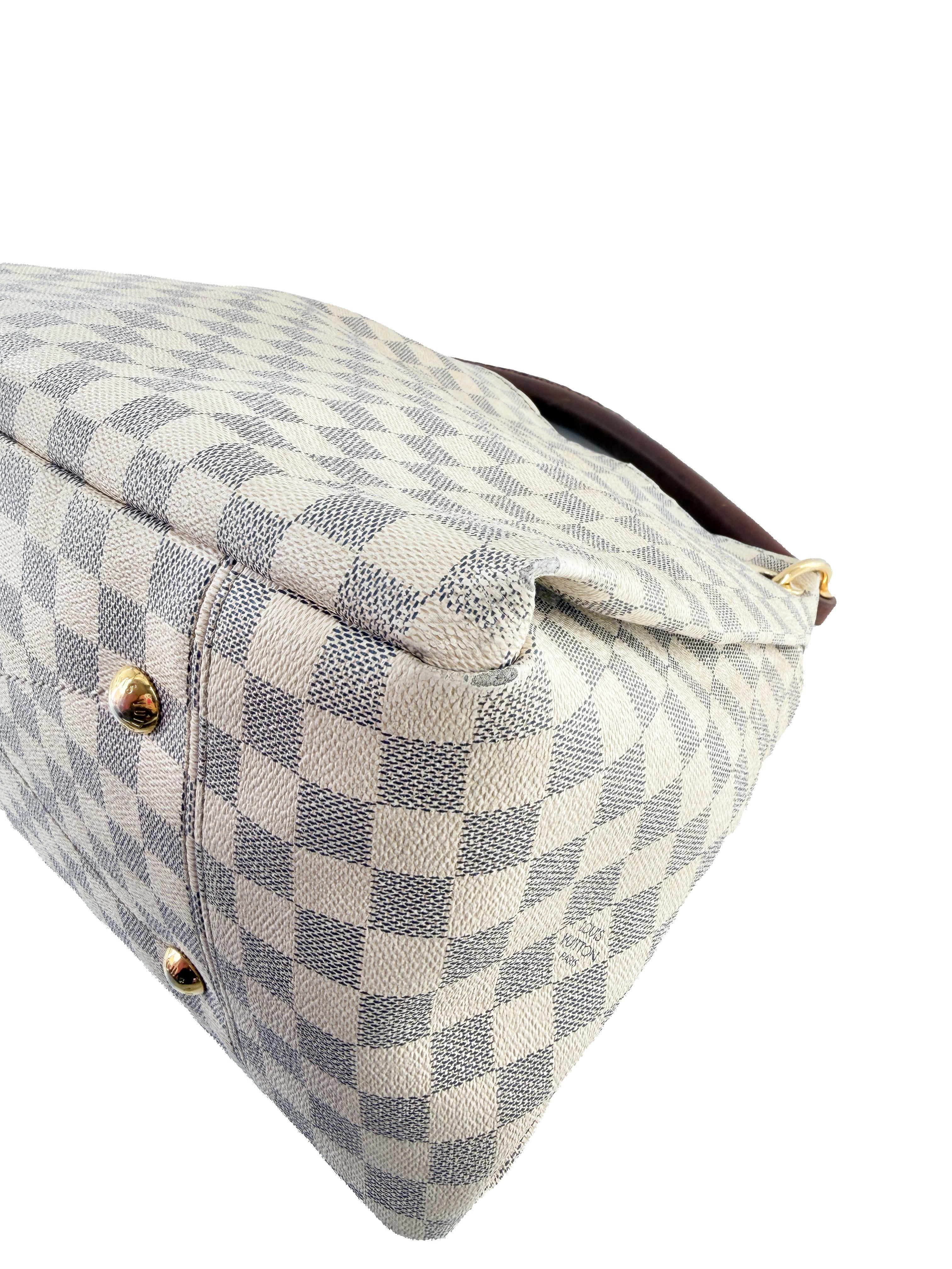 Louis Vuitton damier azur Artsy MM SD3151 *as is*