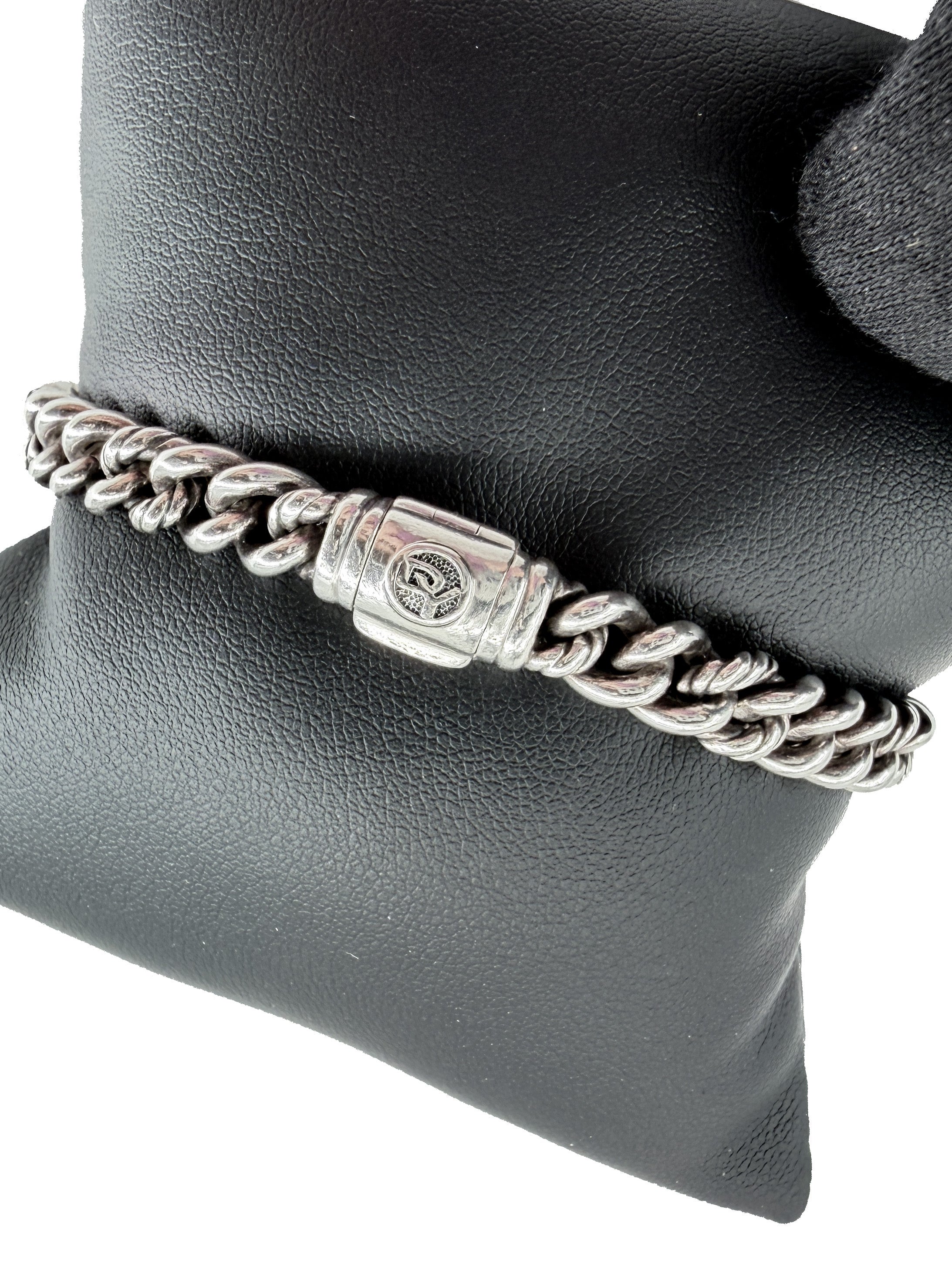 David Yurman Black Diamond Petite Pavé ID Bracelet