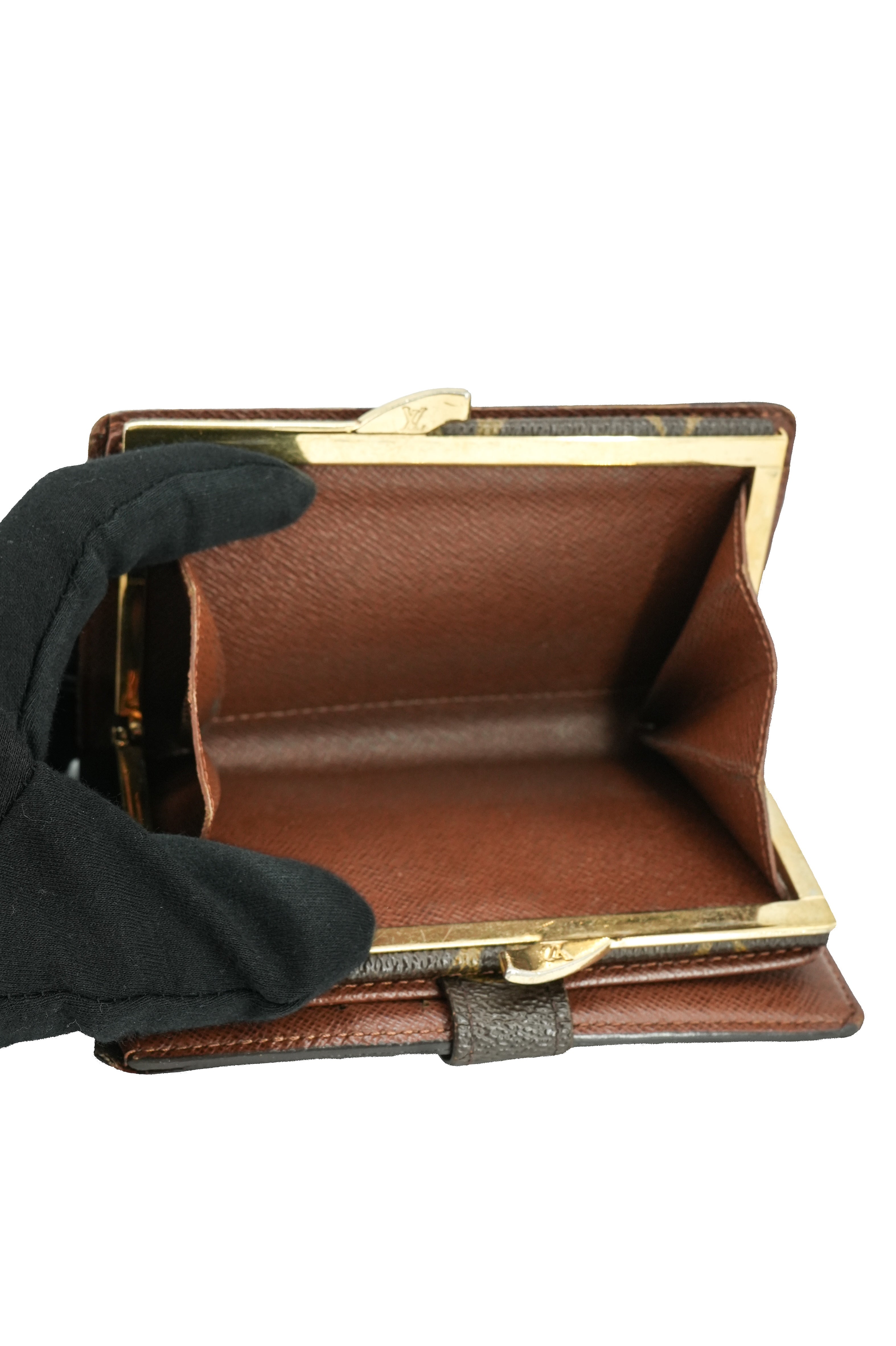 Louis Vuitton monogram Porte Monnaie Billets Viennois wallet TH1025