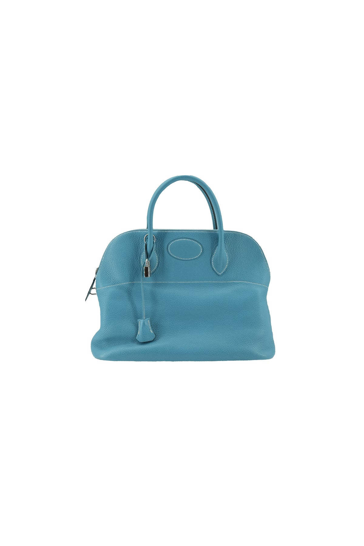 Hermes Bolide 35 blue jean Clemence