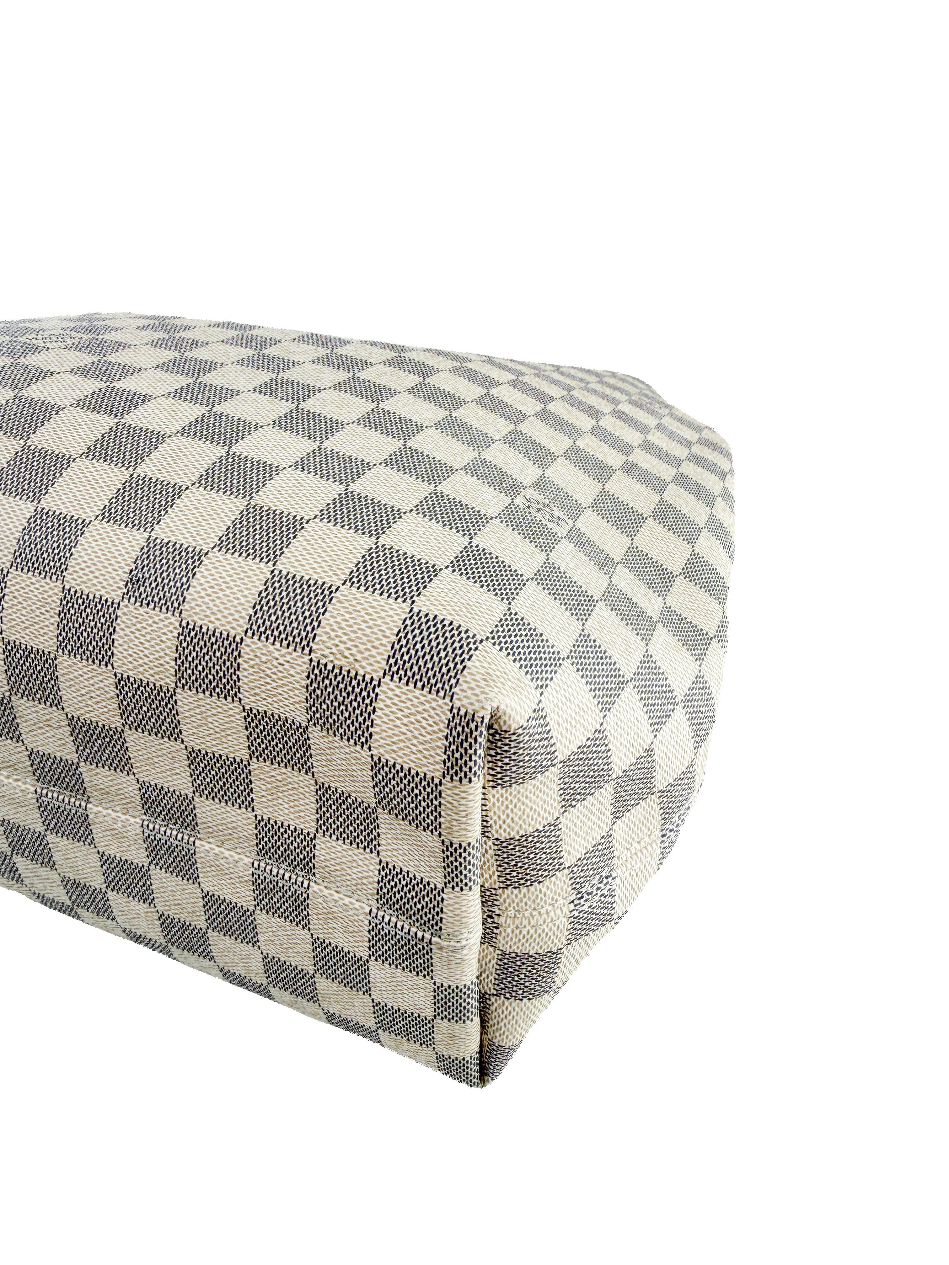 Louis Vuitton damier azur Graceful MM Rose Ballerine (NFC)