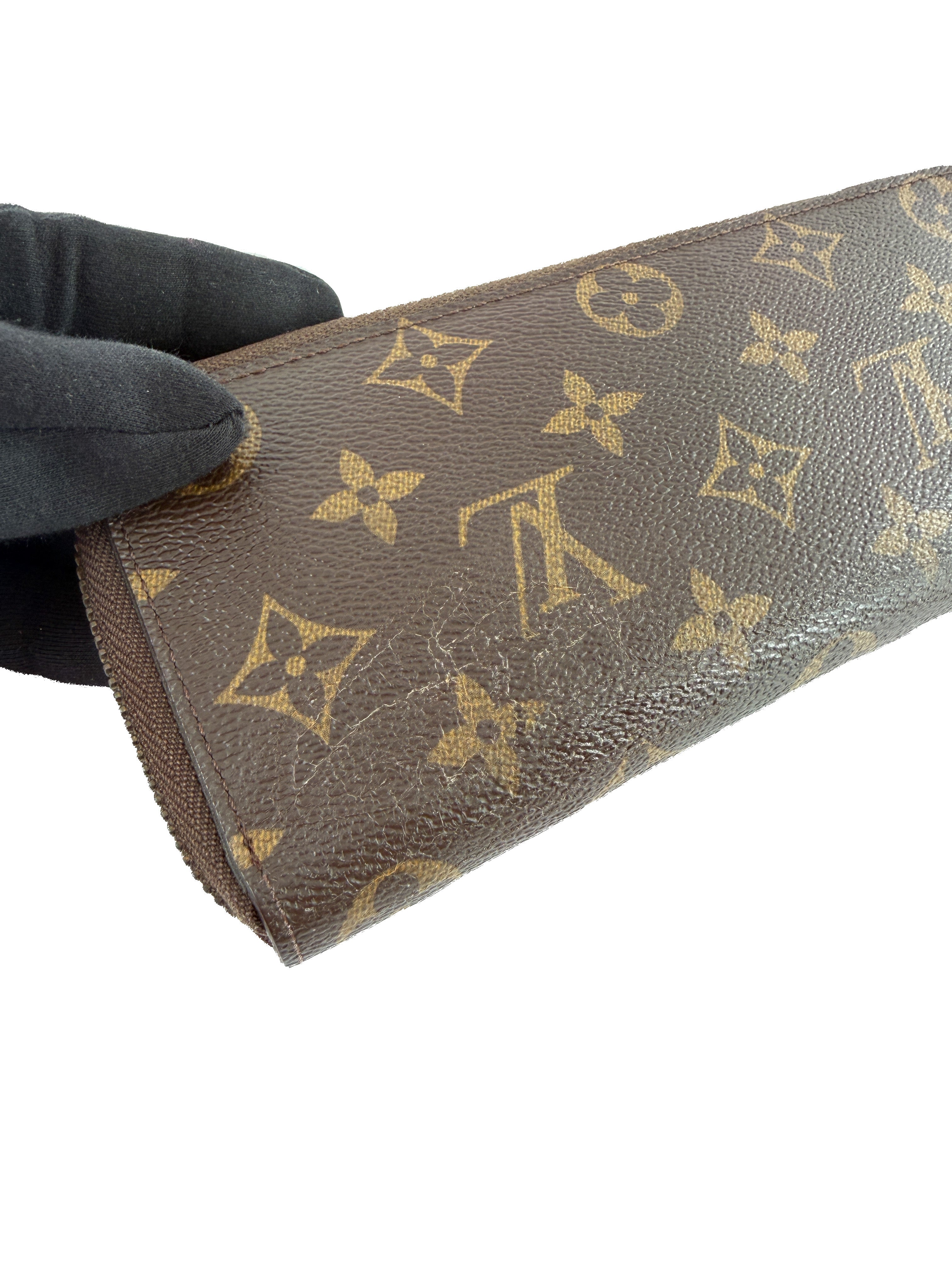 Louis Vuitton monogram Clemence wallet berry SP4197