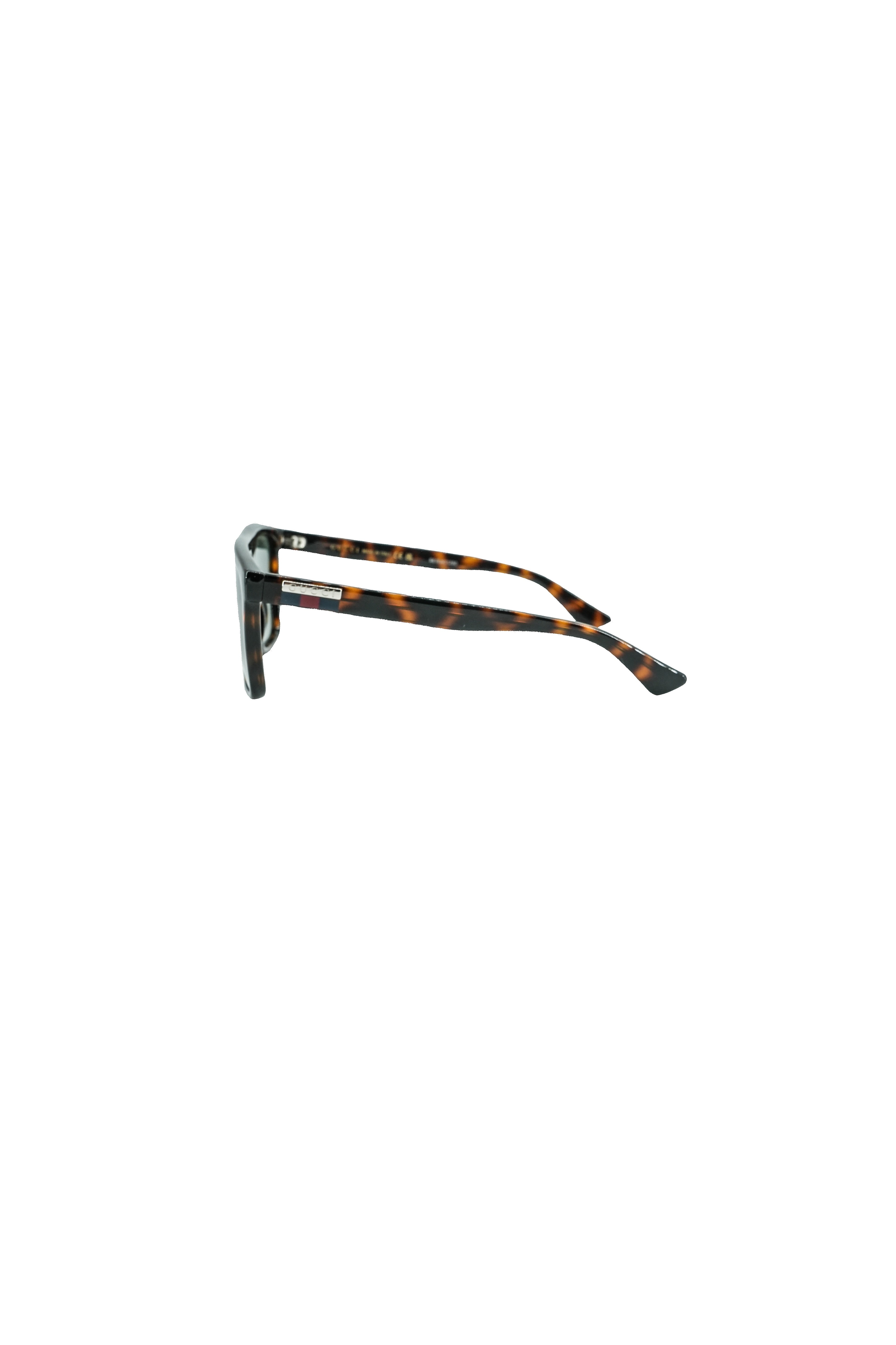 Gucci tortoise square frame sunglasses GG748S *case*