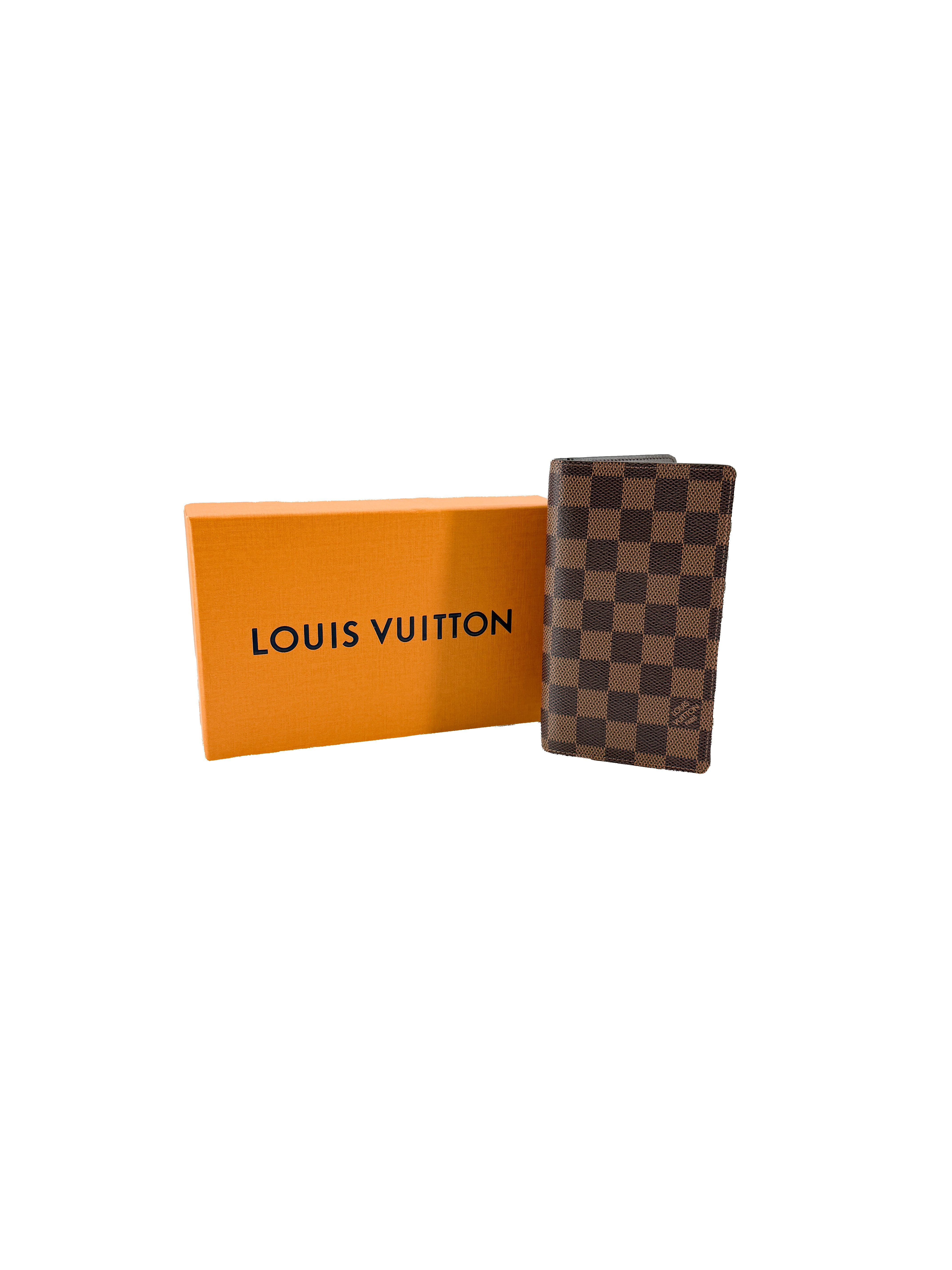 Louis Vuitton damier ebene Portefeuille Brazza wallet NFC