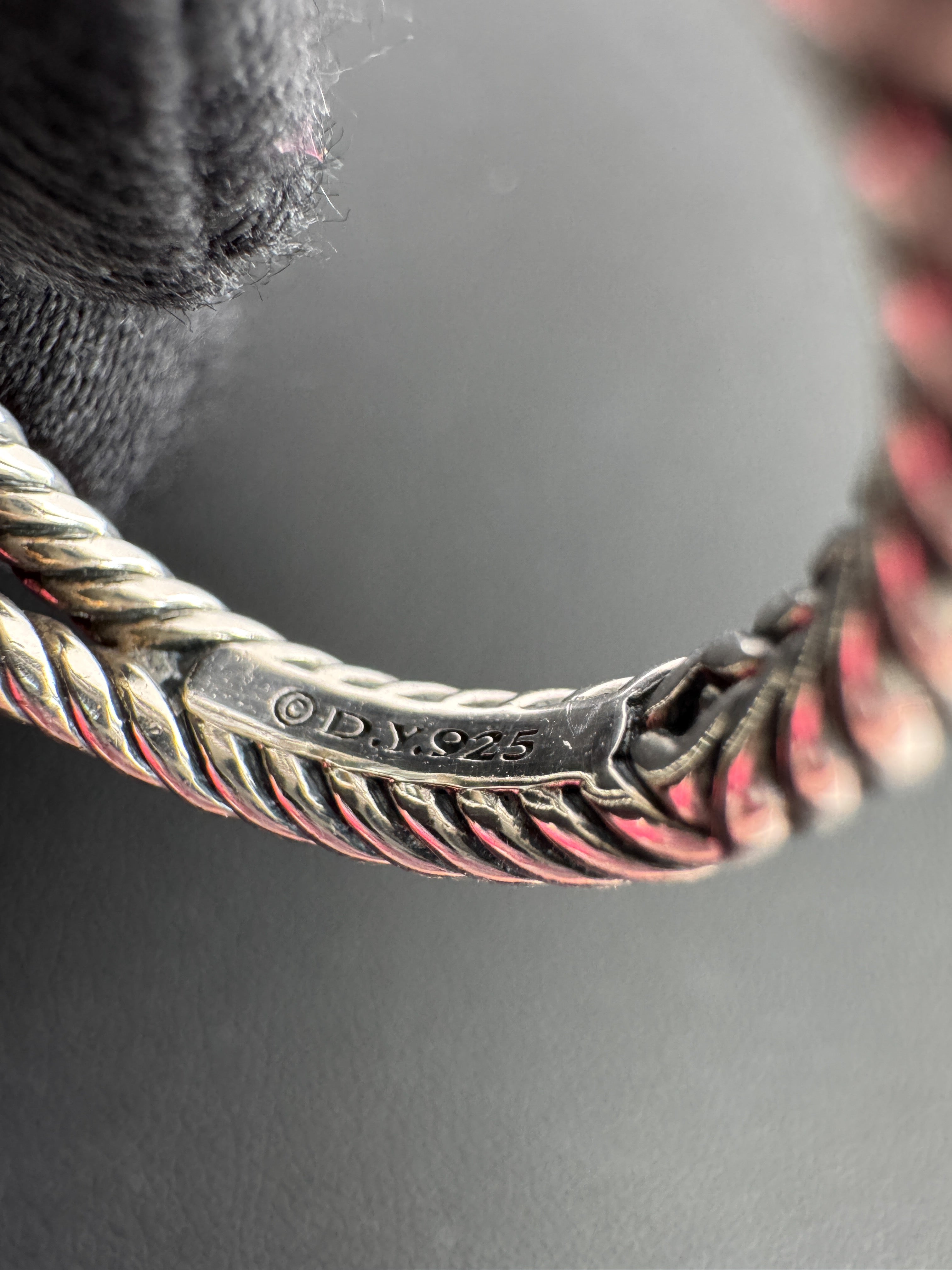 David Yurman petite Albion prasiolite and diamond ring