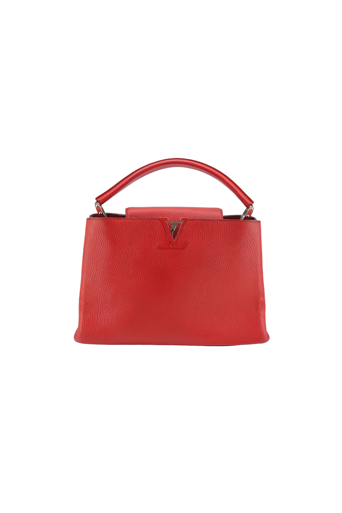 Louis Vuitton red Capucines MM AR2124