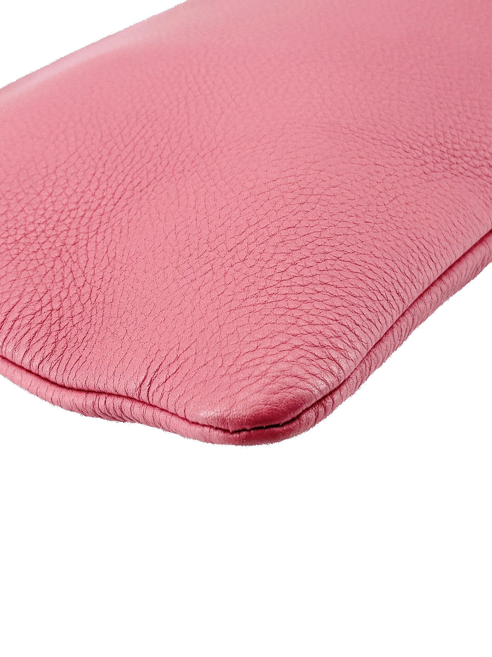 Gucci pink leather Bamboo tassel zip pouch 376858 213317