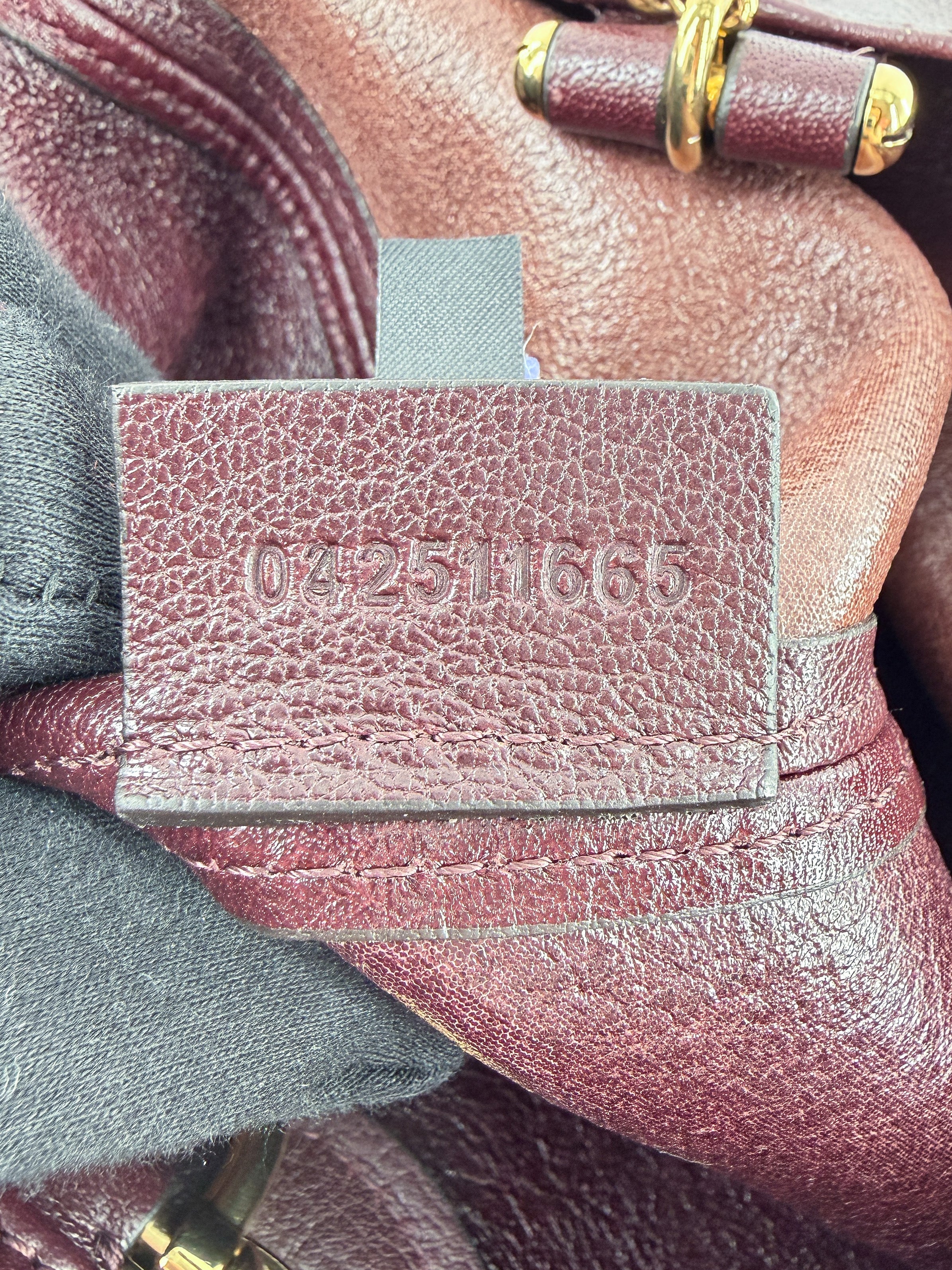 Chloé burgundy medium Balloon Hobo shoulder bag 042511665