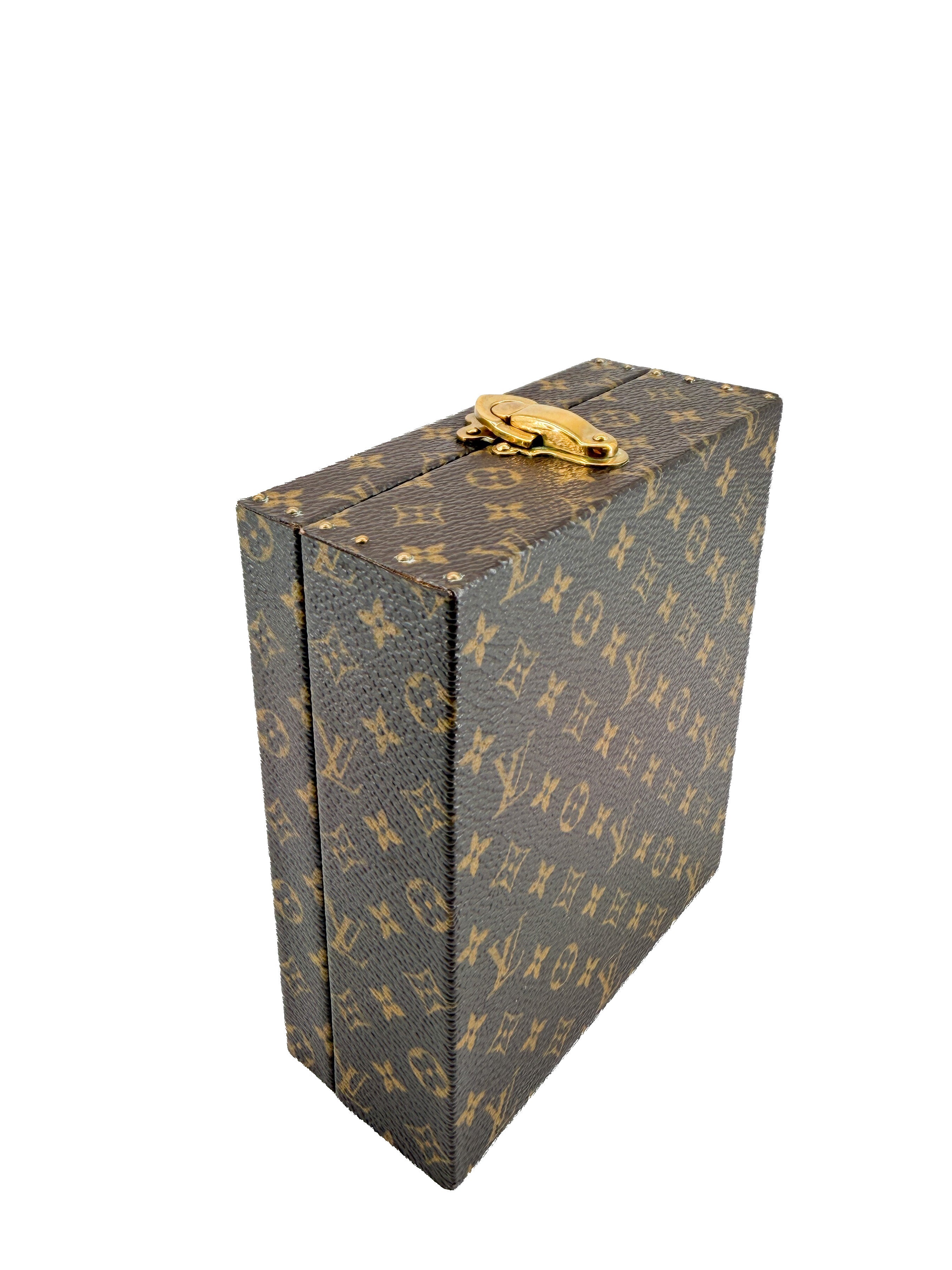 Louis Vuitton monogram medium ring box mini trunk AS4049