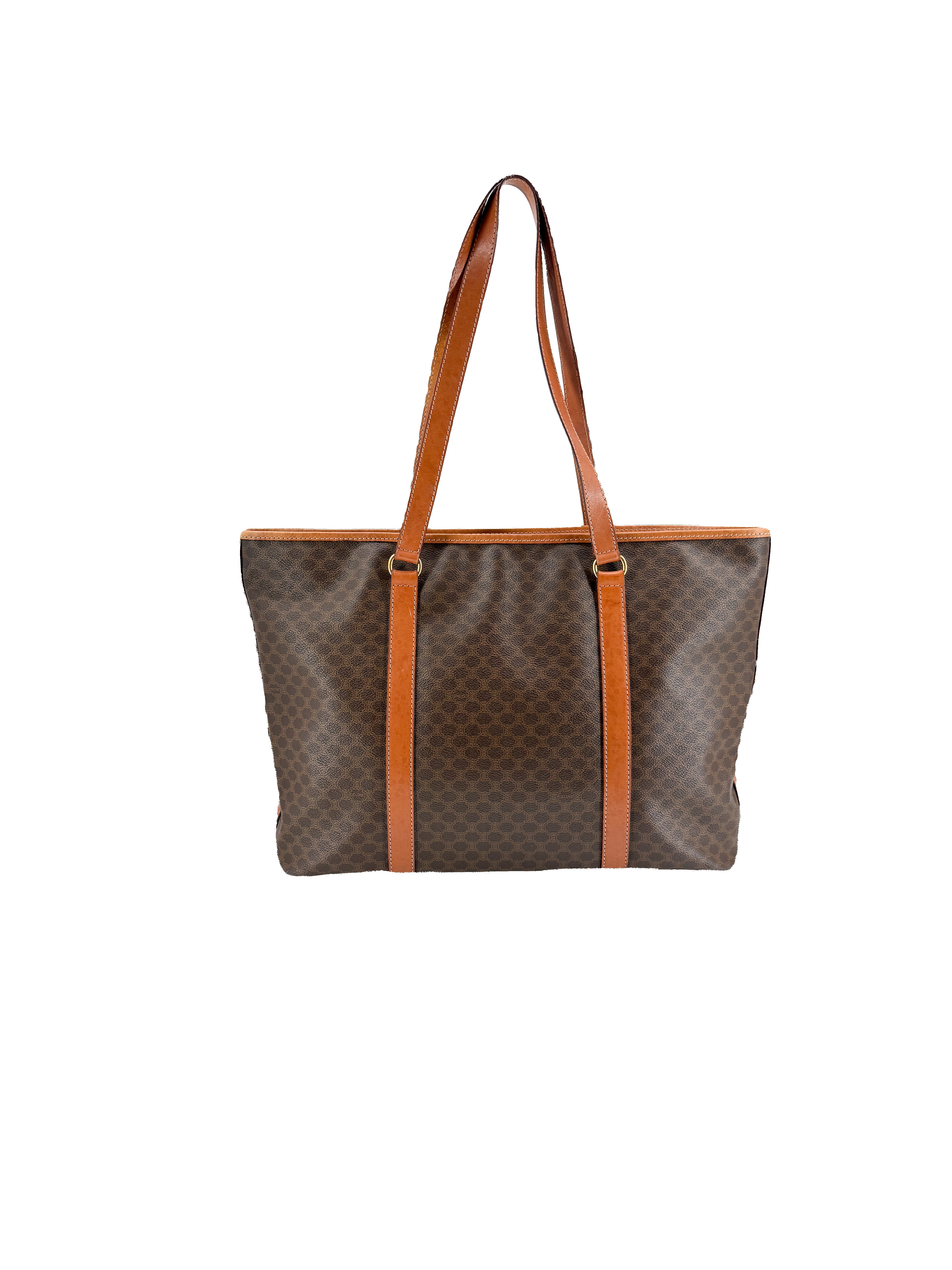 Celine brown vintage Macadam tote DM94