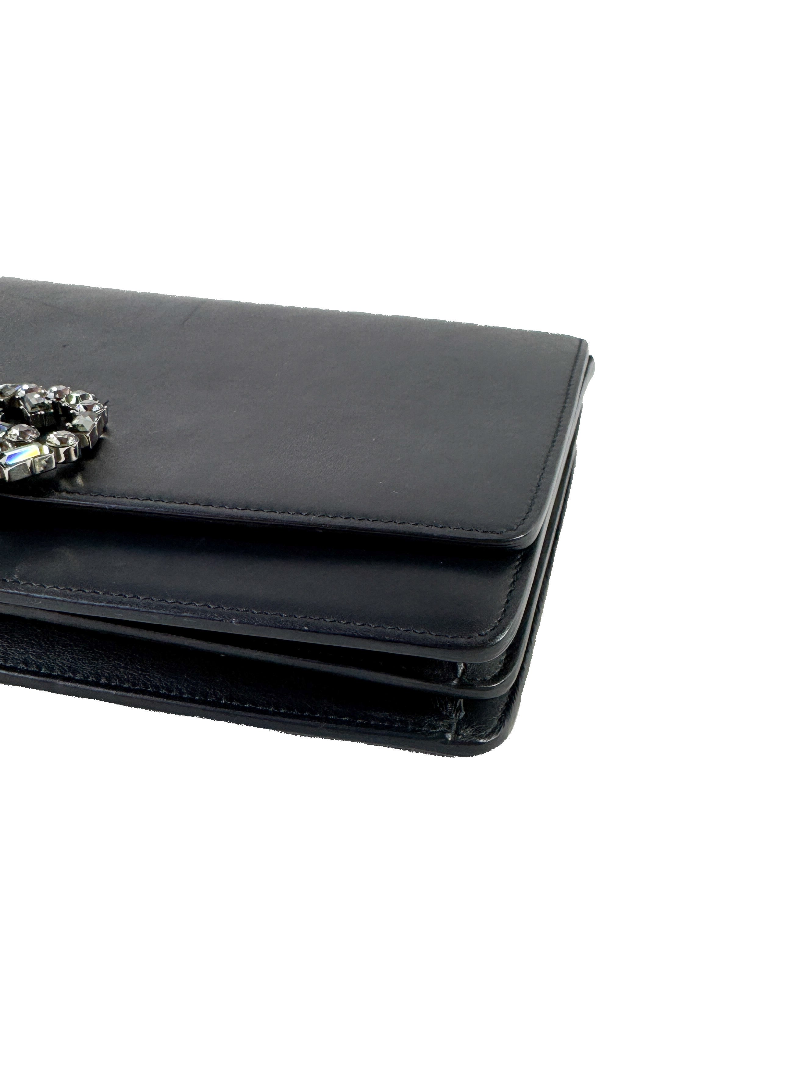 Gucci black GG Broadway leather convertible bag 371505 000926