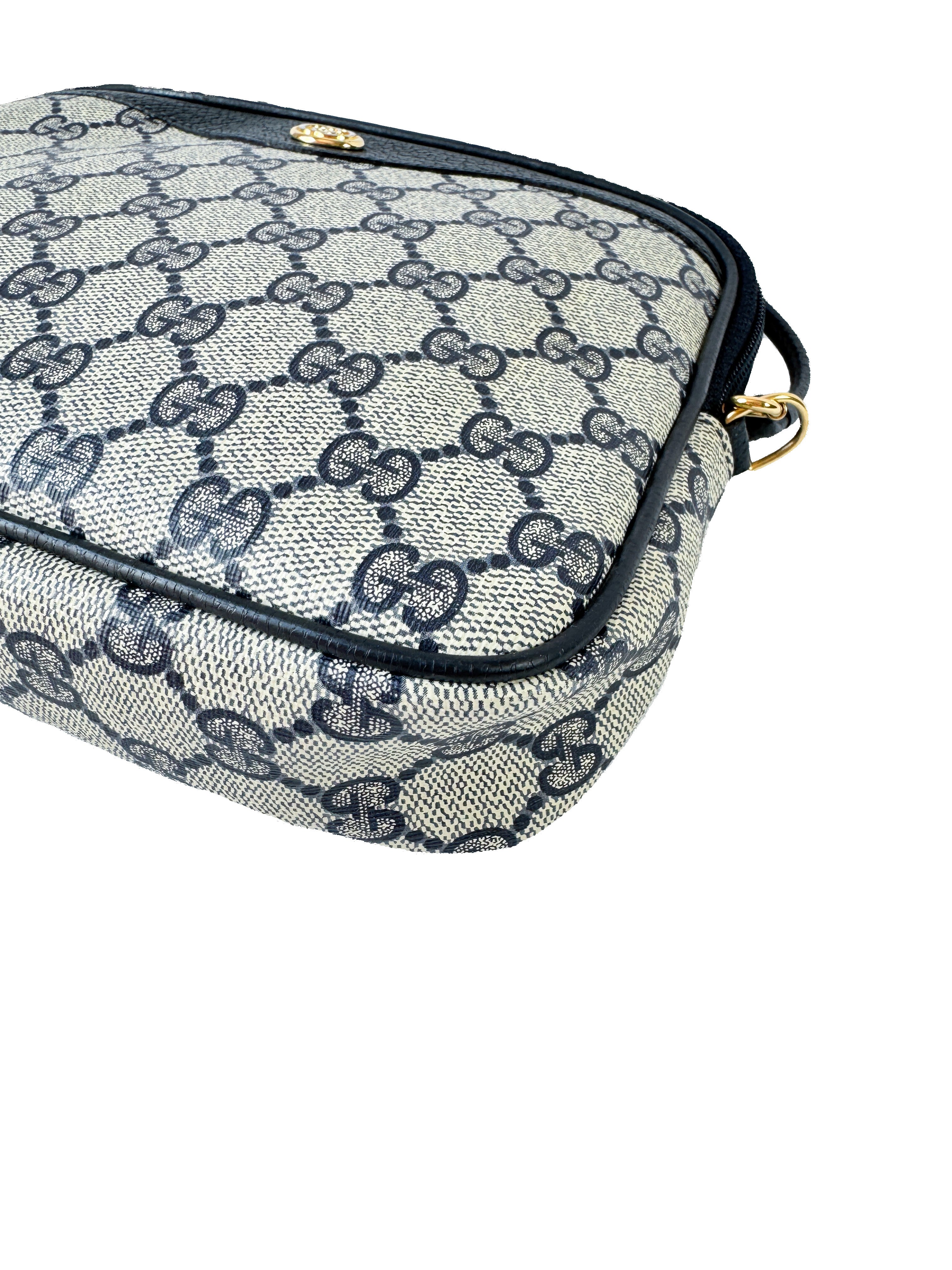 Gucci navy GG vintage crossbody 97.02.068