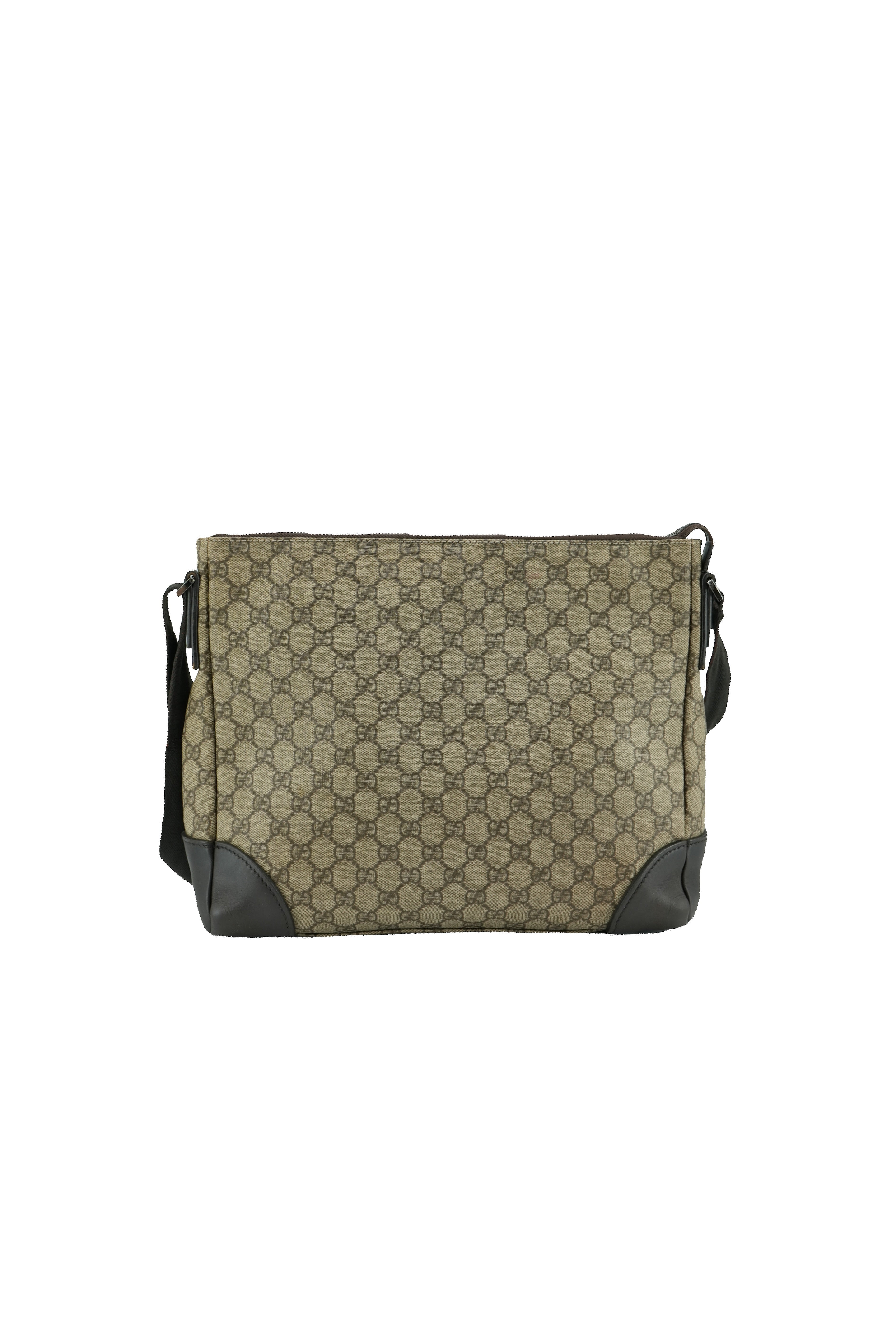 Gucci brown GG coated canvas crossbody 110054 1705