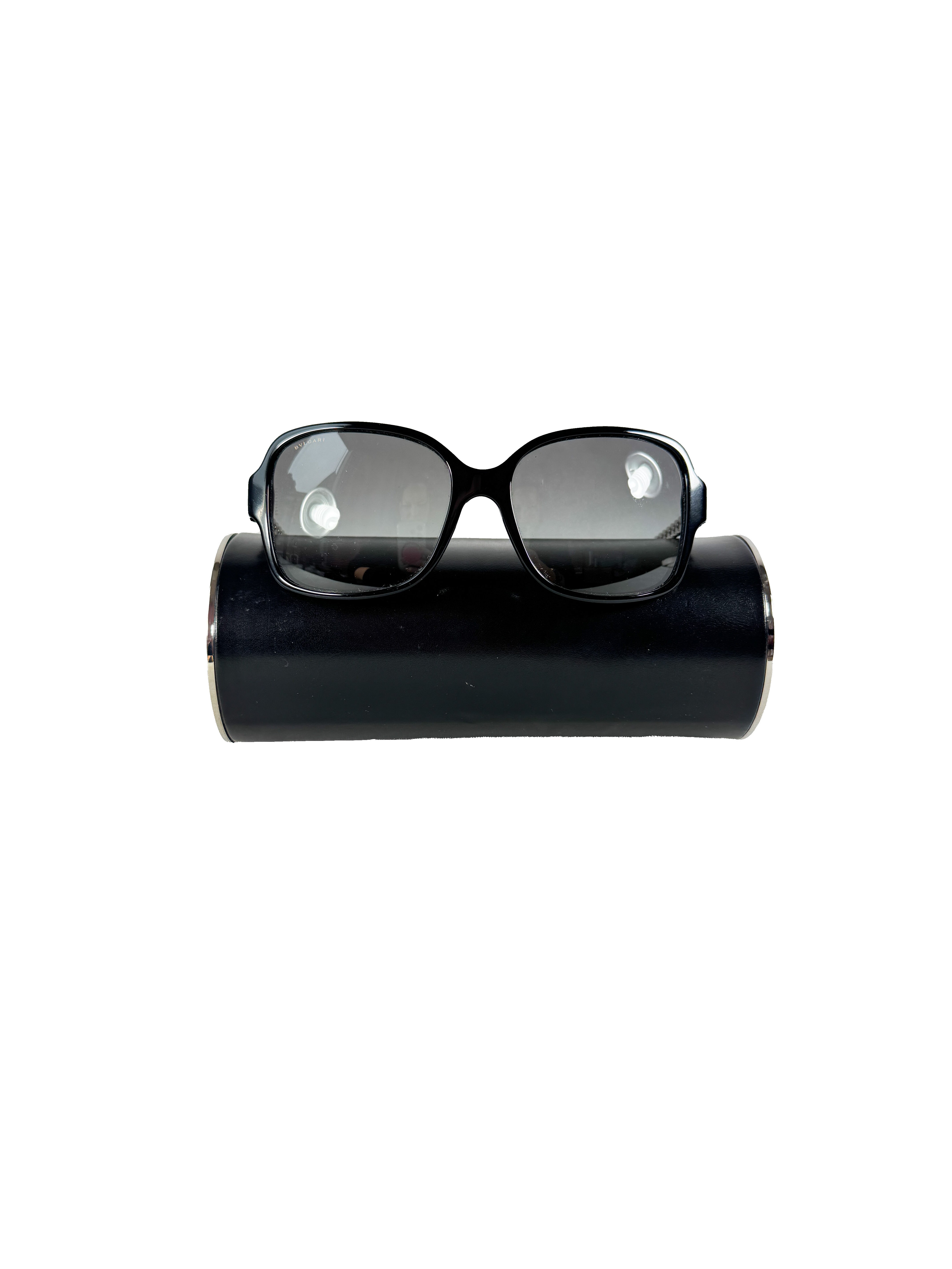 BVLGARI black chain sunglasses 8125-H
