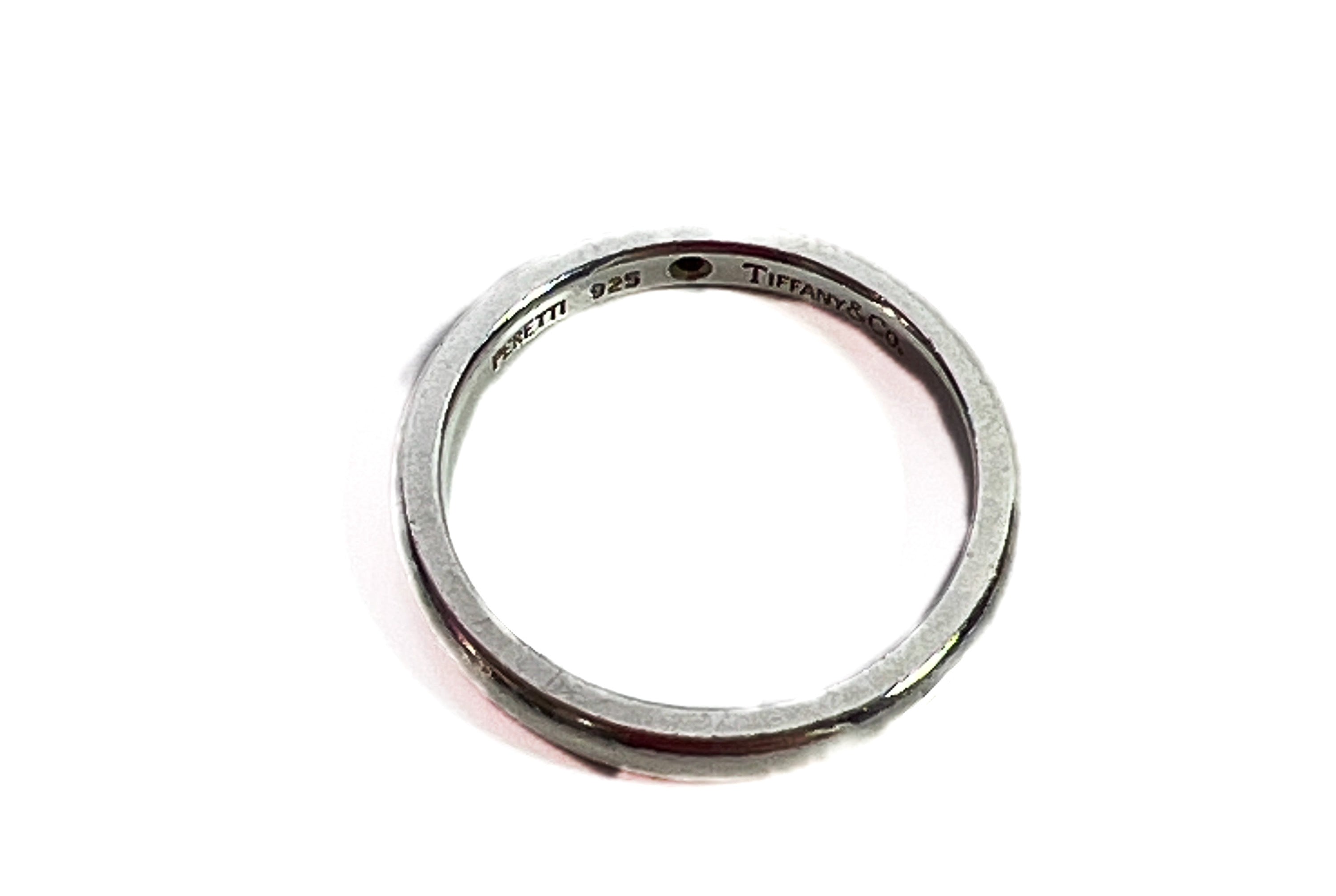 Tiffany & Co Elsa Peretti diamond slim band ring size 6.5