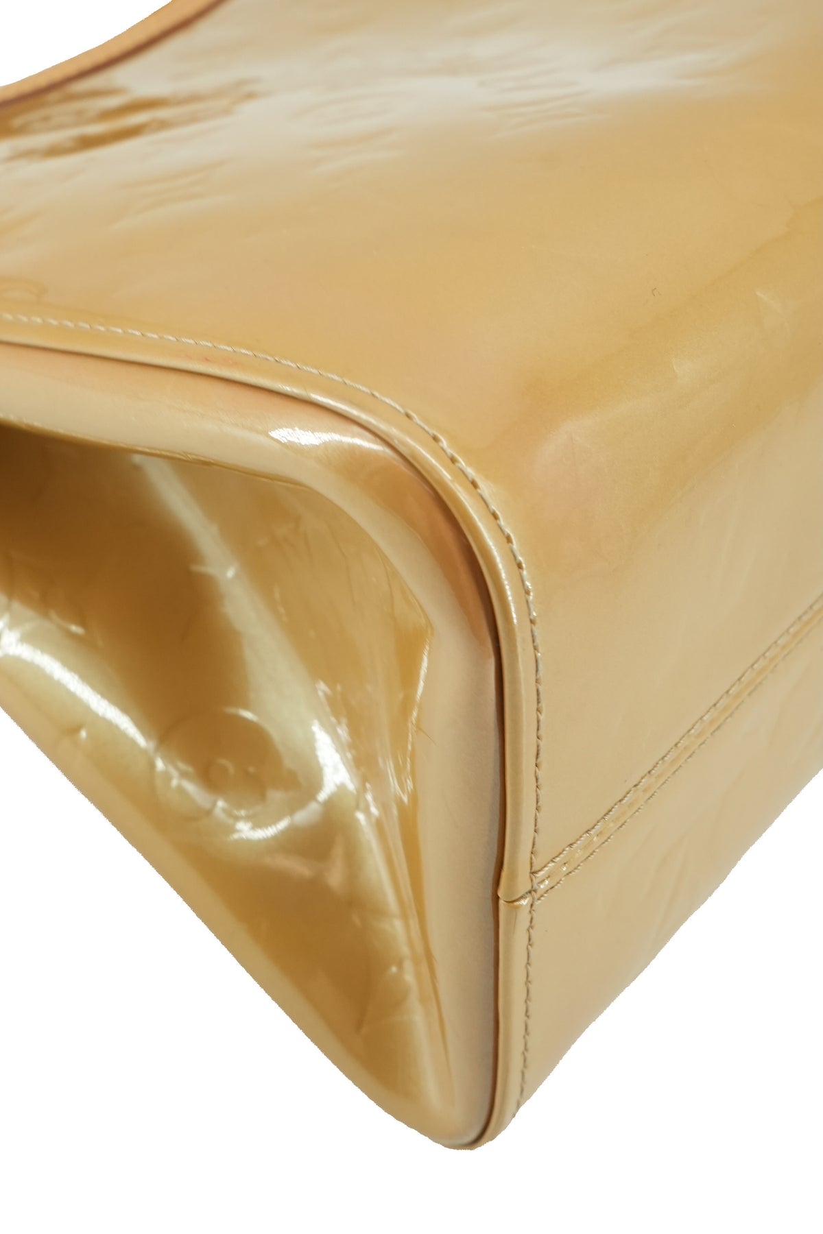 Louis Vuitton gold vernis Maple Drive LM0075