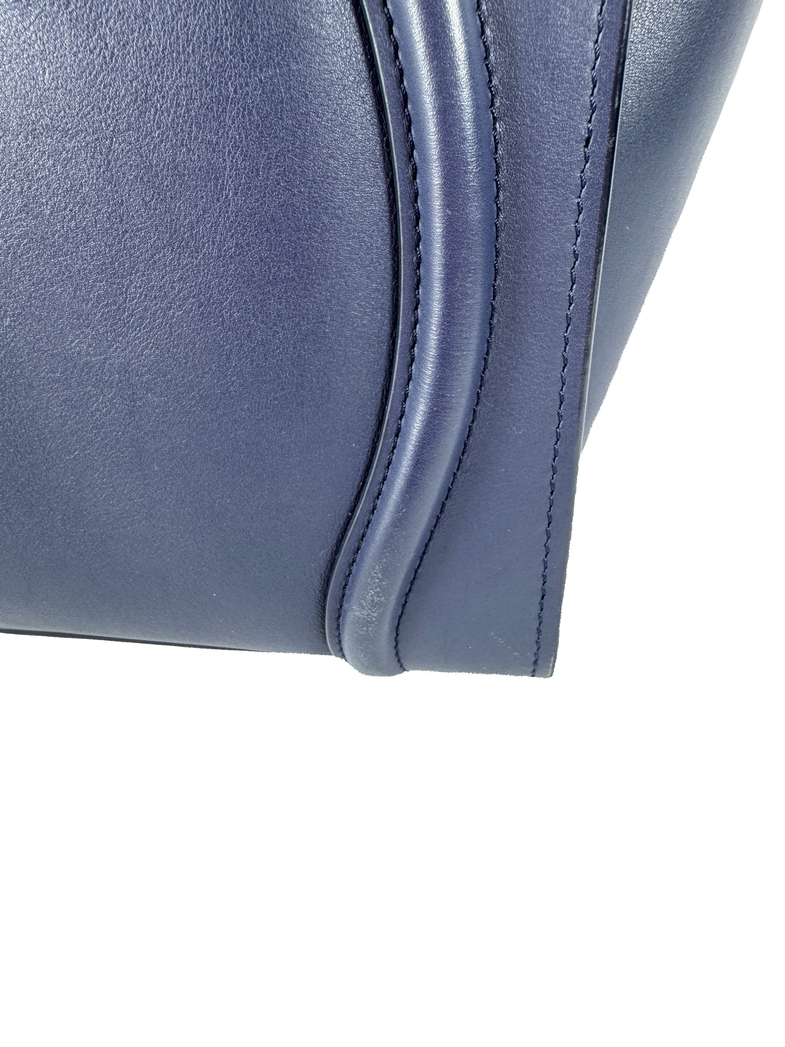 Celine navy smooth leather Mini luggage SAT4105 SMM4115