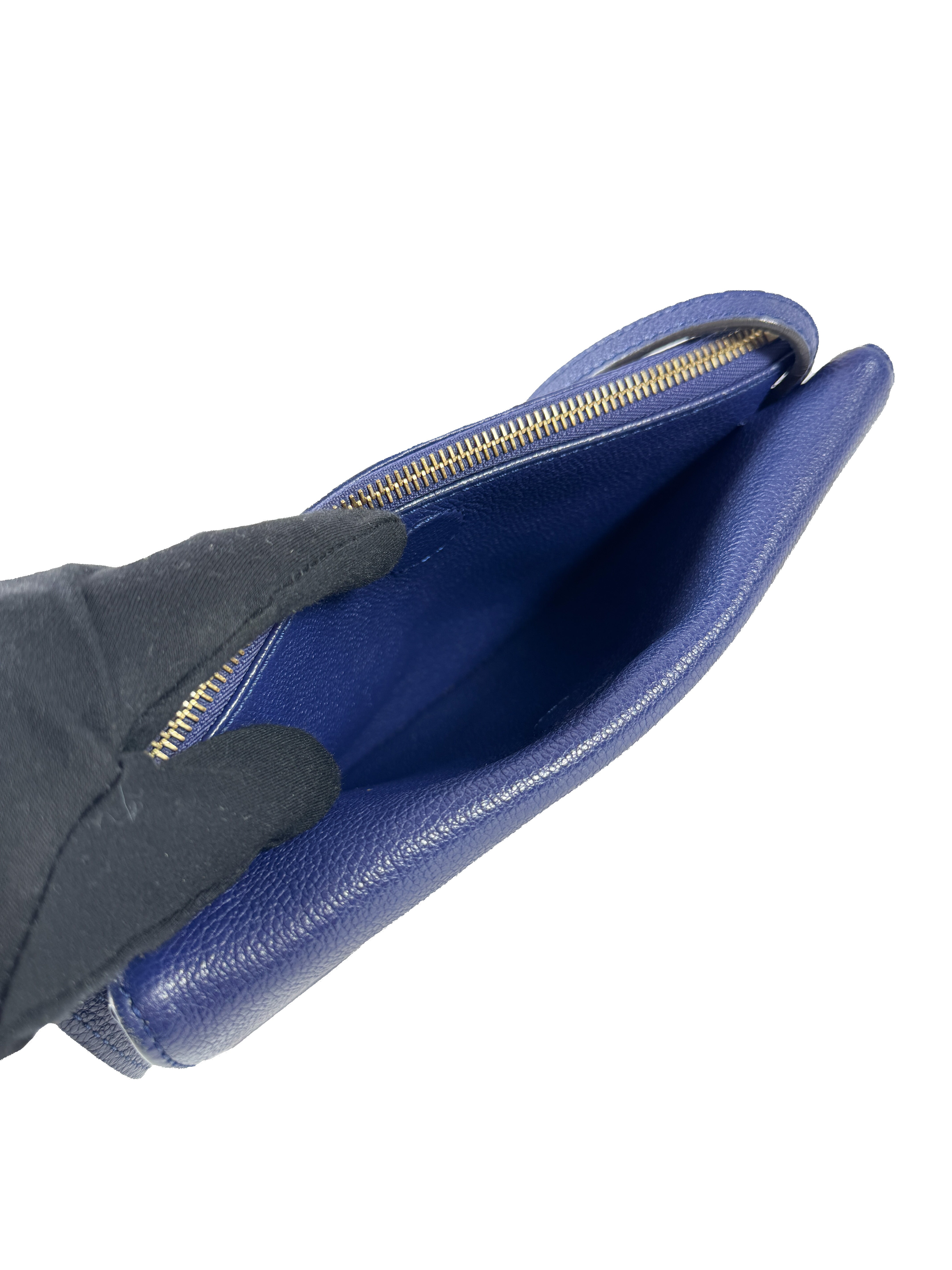 Louis Vuitton monogram navy empreinte leather Twice crossbody AR2185