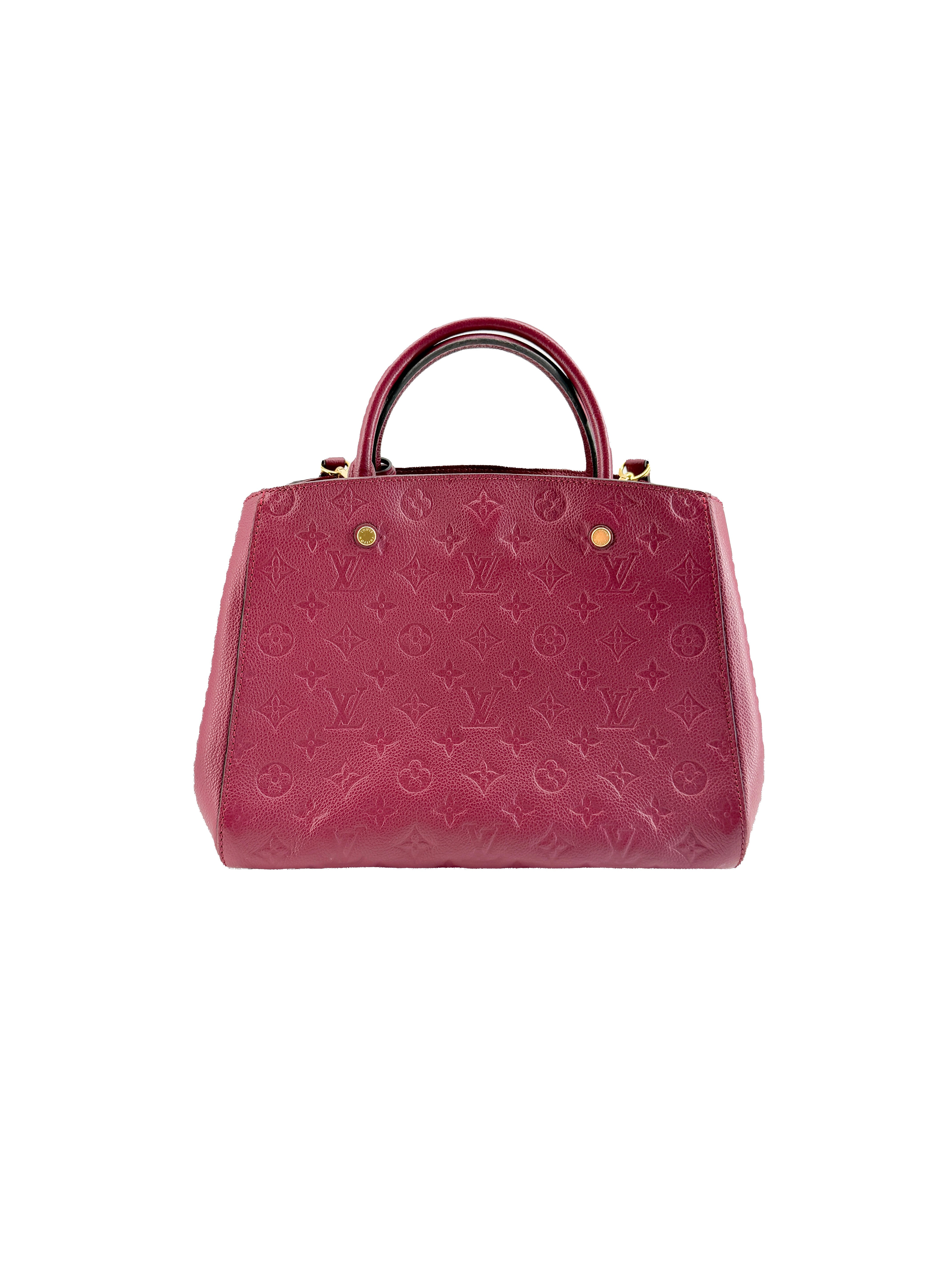 Louis Vuitton berry monogram empreinte Montaigne SP2138