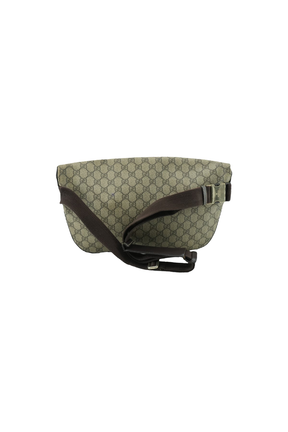 Gucci brown signature belt bag 001998