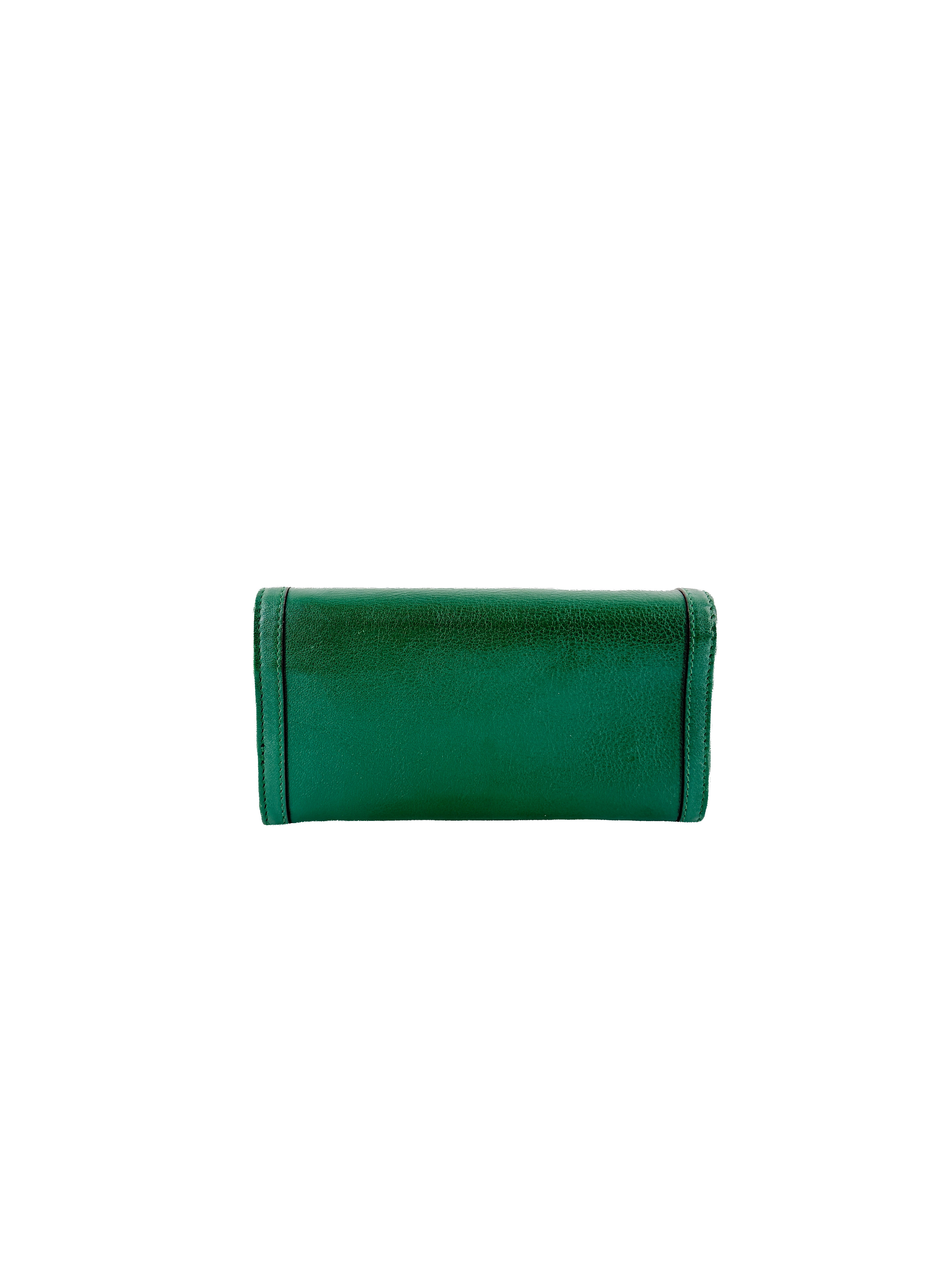 Gucci Diana green leather wallet on chain 653243 496085