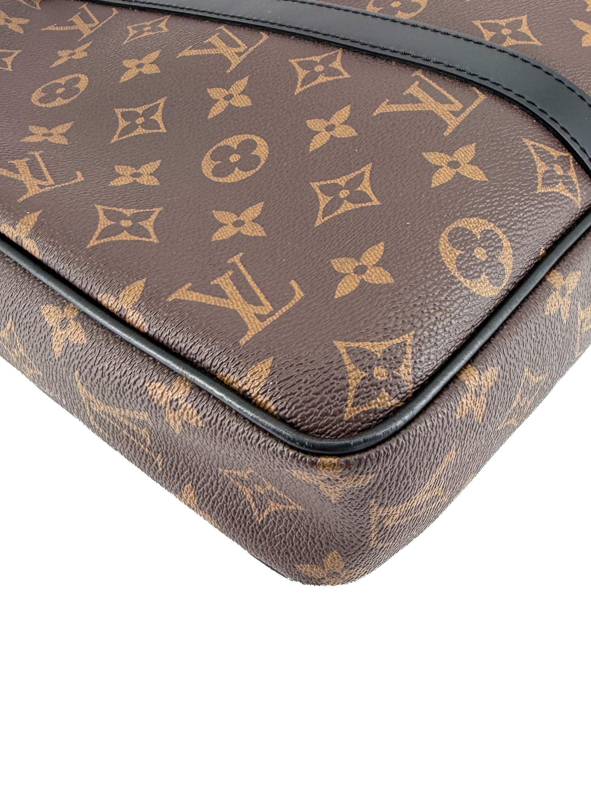 Louis Vuitton monogram black Porte Documents Voyage briefcase NFC