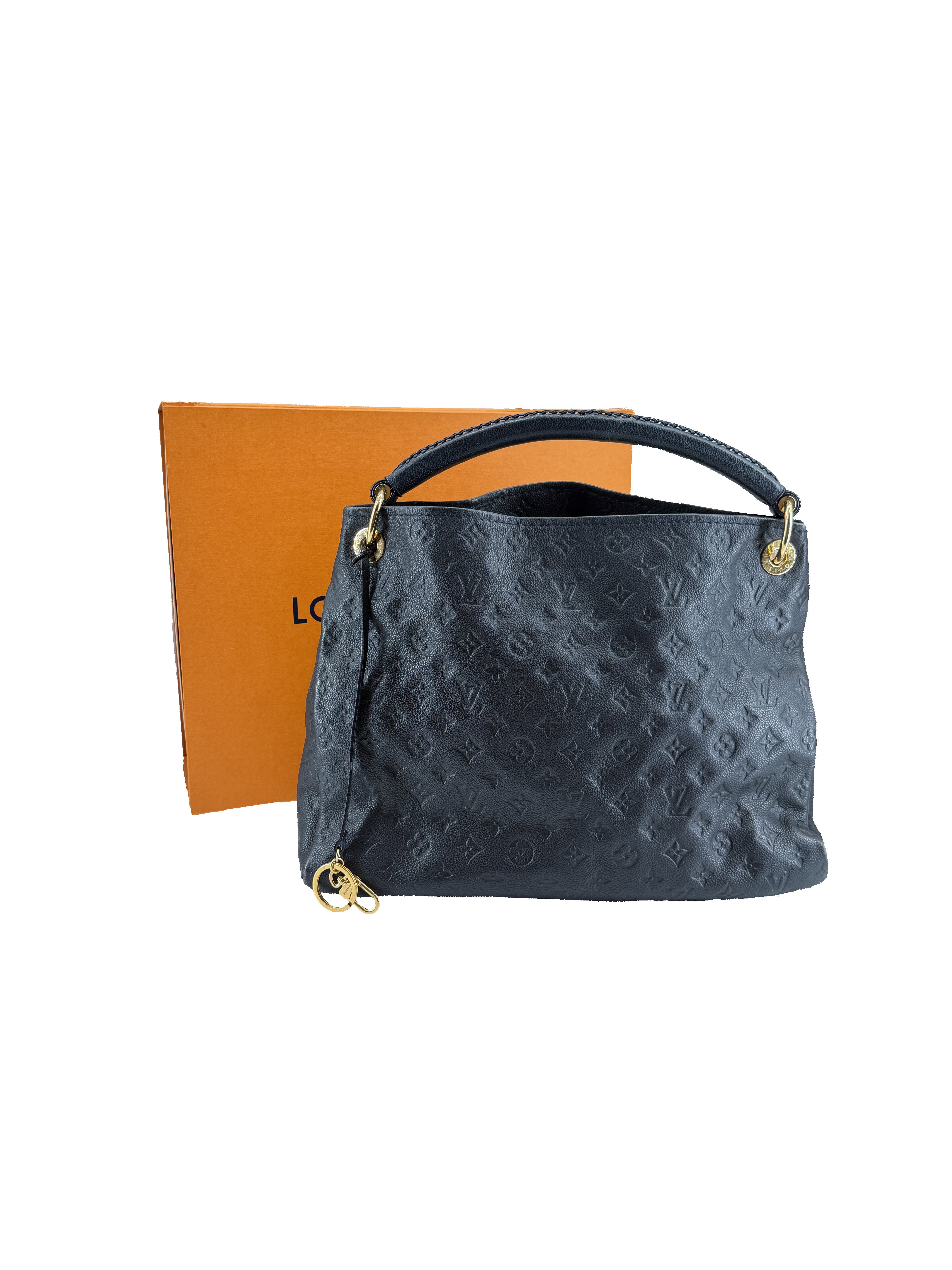 Louis Vuitton monogram dark navy empreinte Artsy MM CA1121