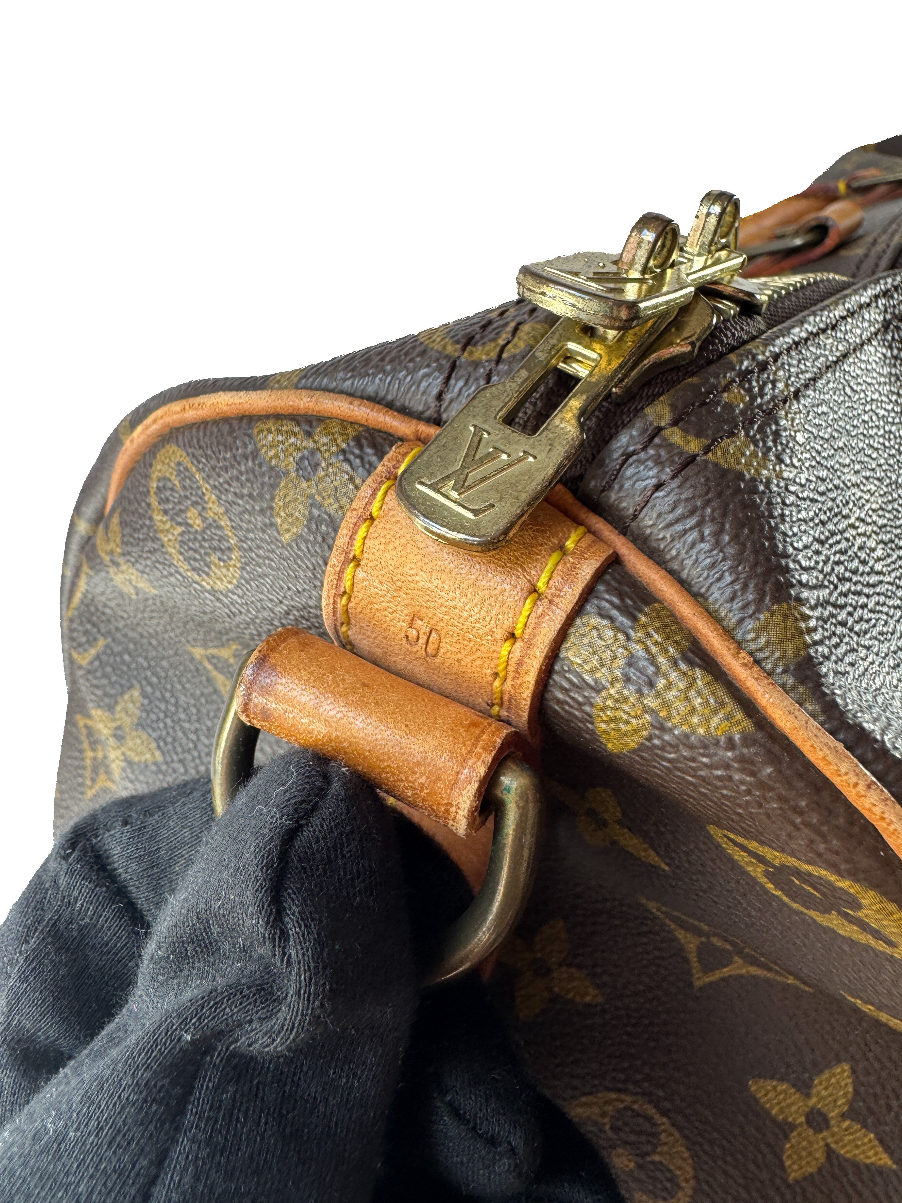 Louis Vuitton monogram Keepall Bandouliere 50 .V.I.1920