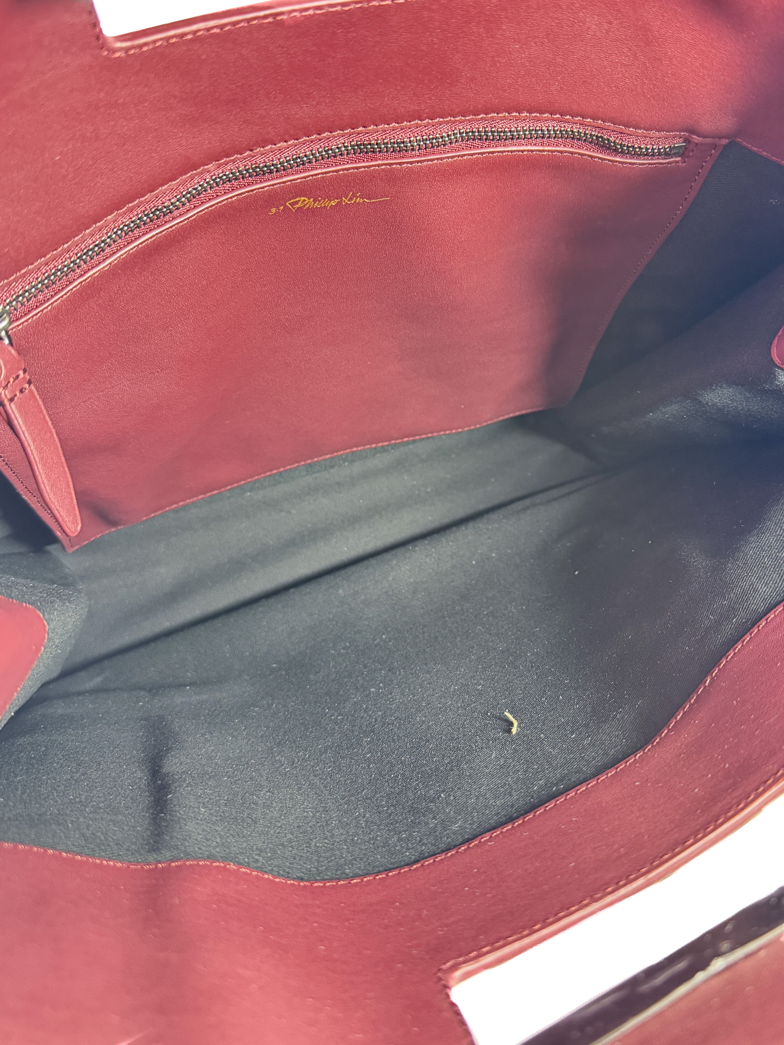 3.1 Phillip Lim totes amaze burgundy leather tote AF14-B025IPA
