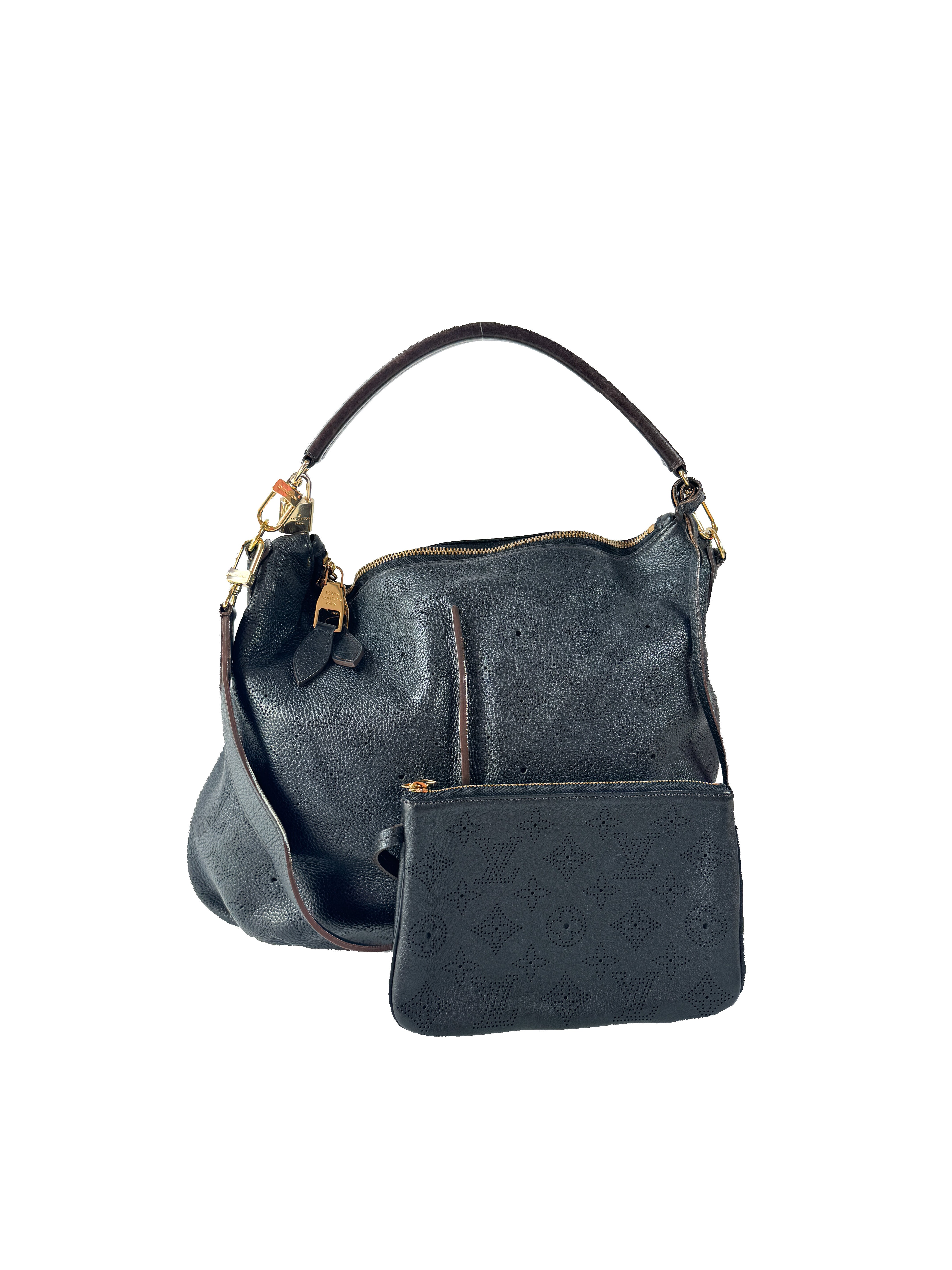 Louis Vuitton black/brown Mahina Selene PM TH0112