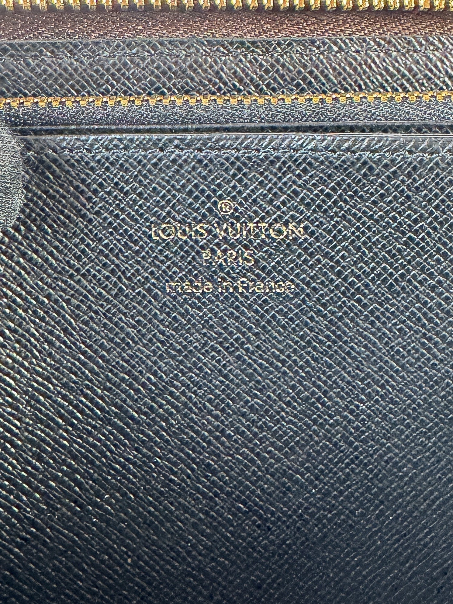 Louis Vuitton giant reverse monogram zippy wallet NFC