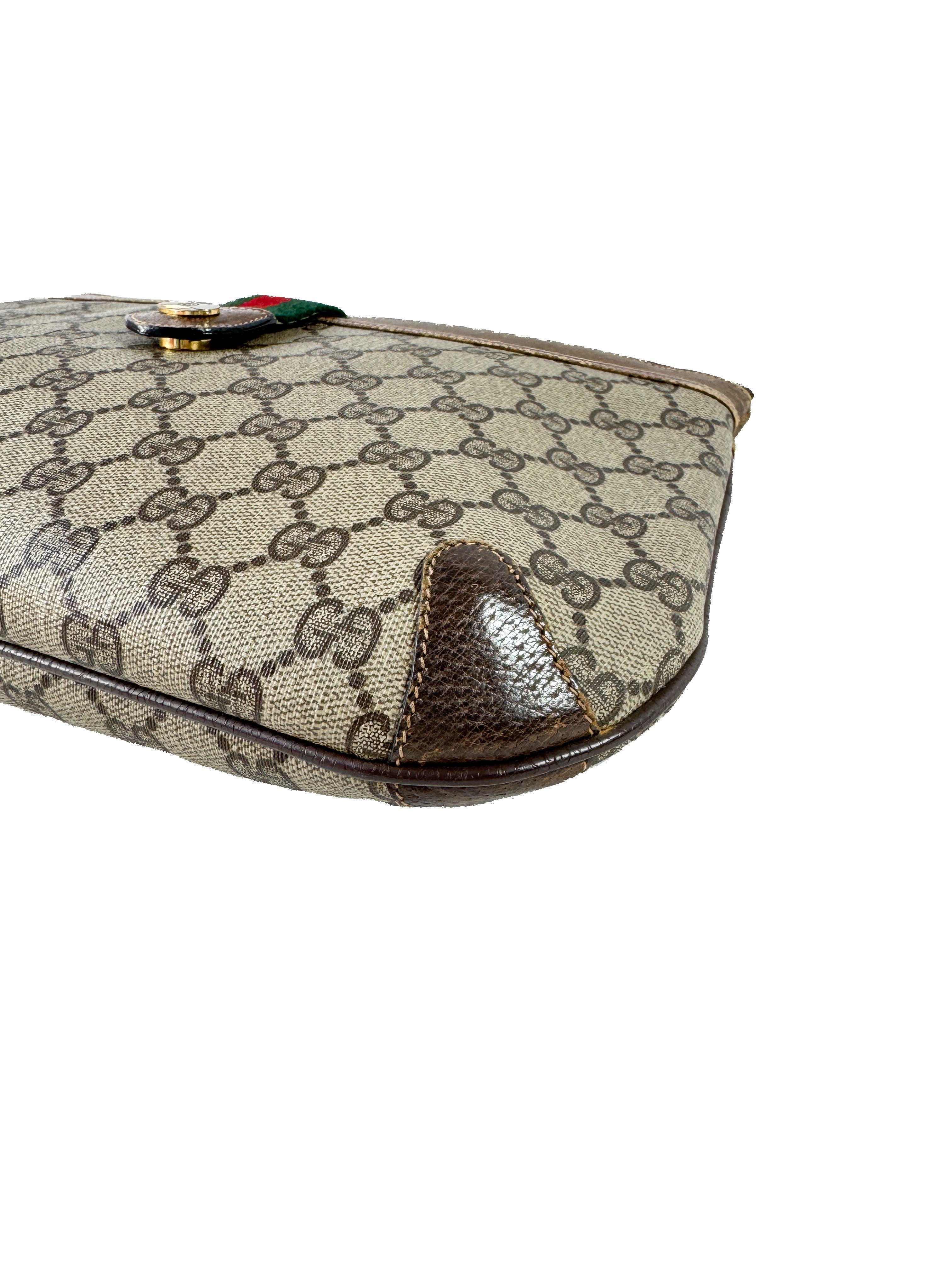 Gucci vintage brown sherry line crossbody 904-02-026