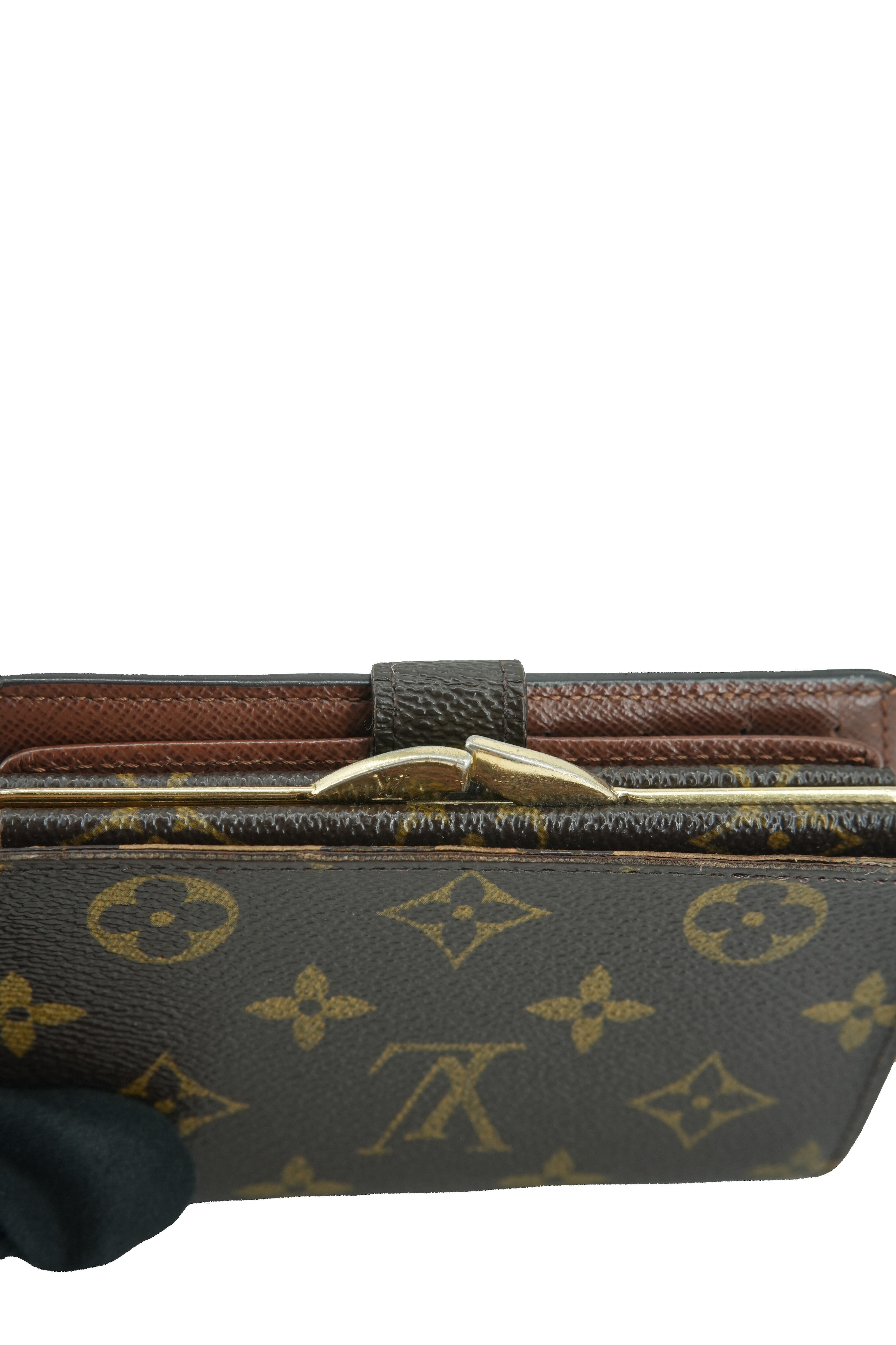 Louis Vuitton monogram Porte Monnaie Billets Viennois wallet TH1025