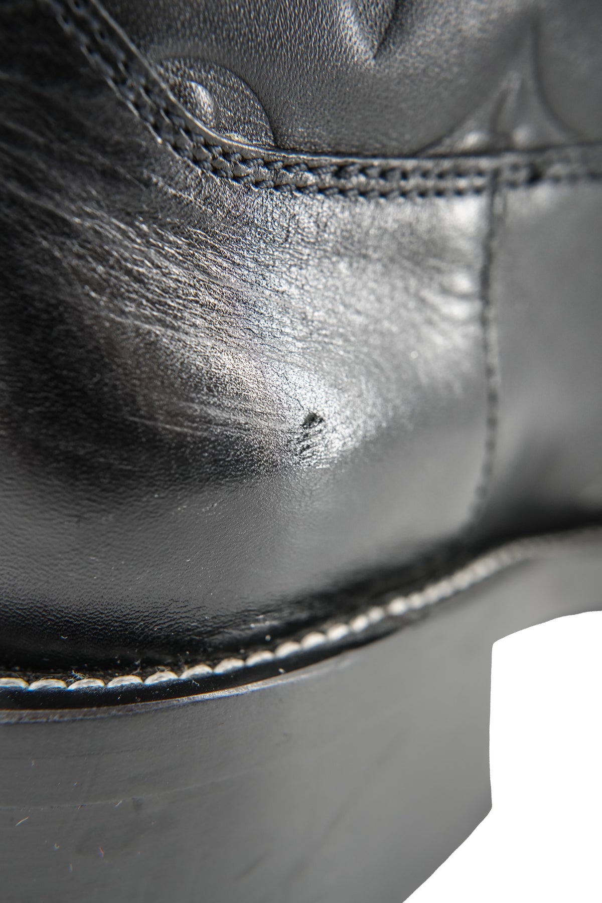 Louis Vuitton black leather monogram Downtown ankle boots size 39