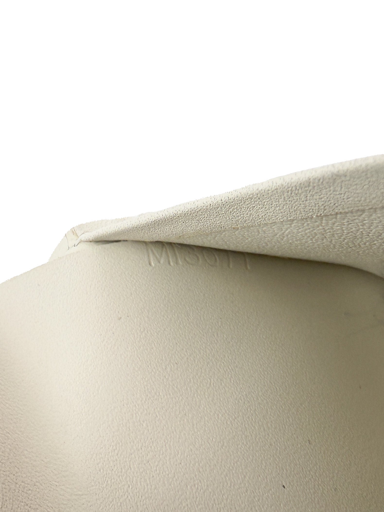 Louis Vuitton white vernis French purse wallet MI3077