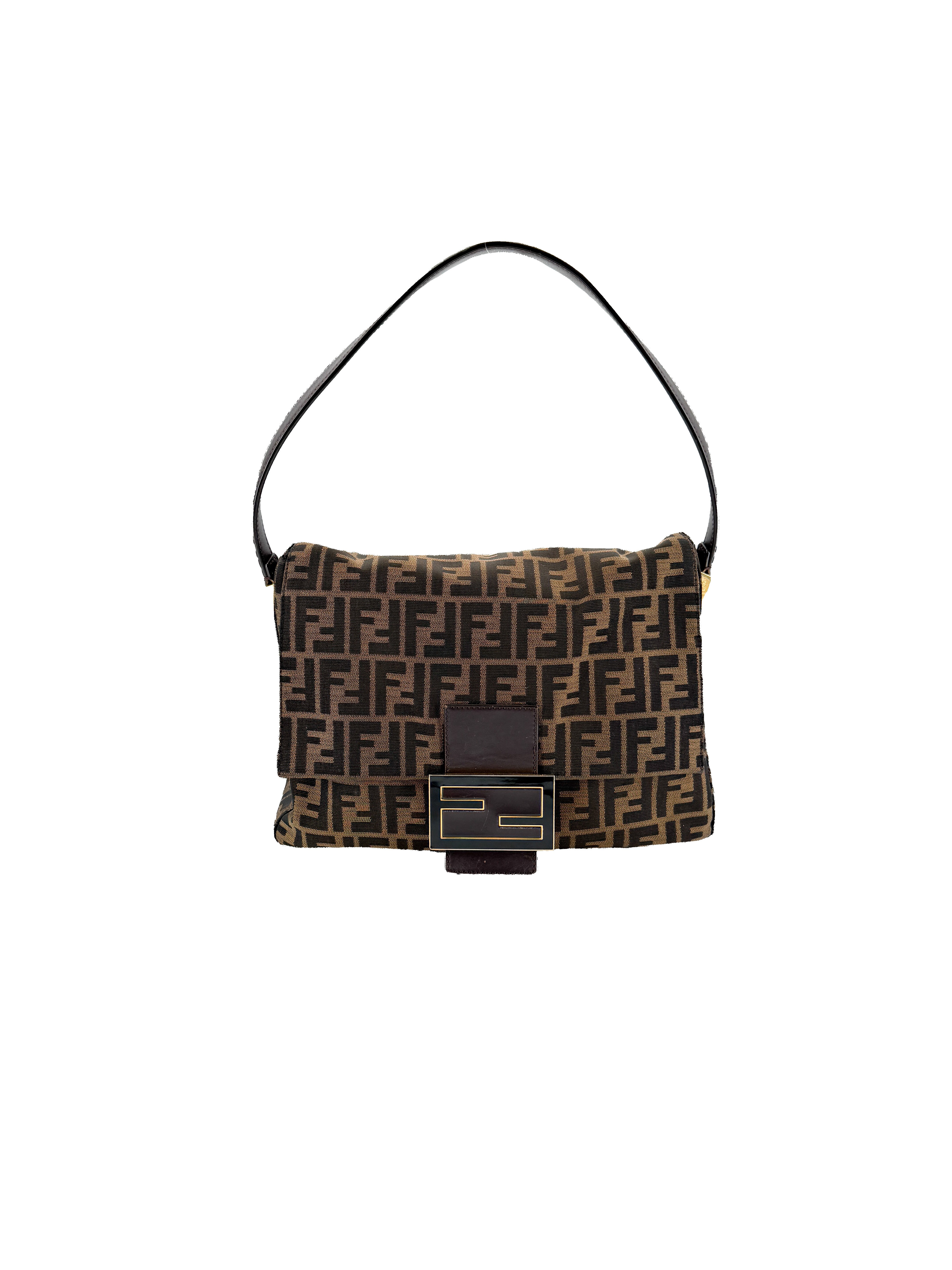 Fendi Zucchino brown Mama Forever shoulder bag 8BR638-G1E 138-2308