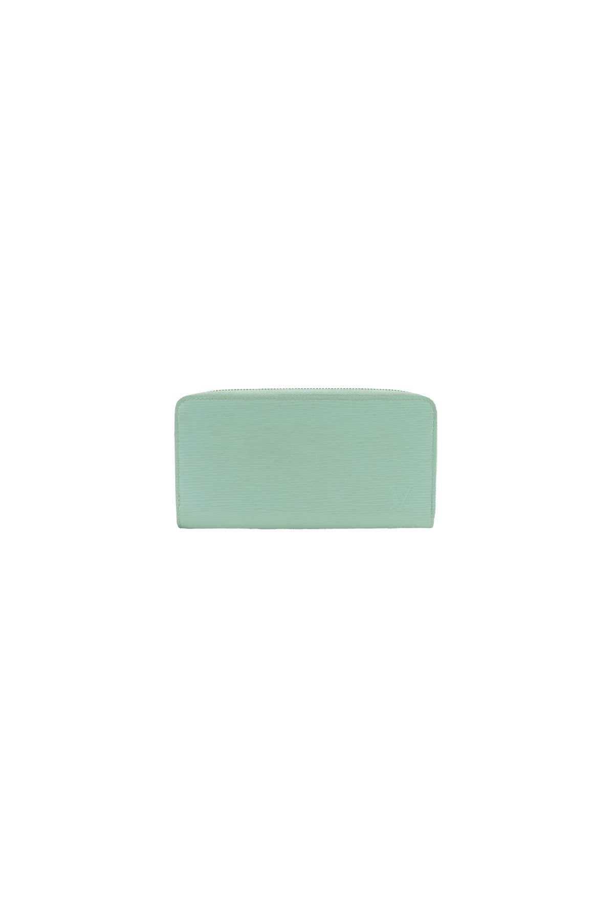 Louis Vuitton light green epi electric wallet CA0162