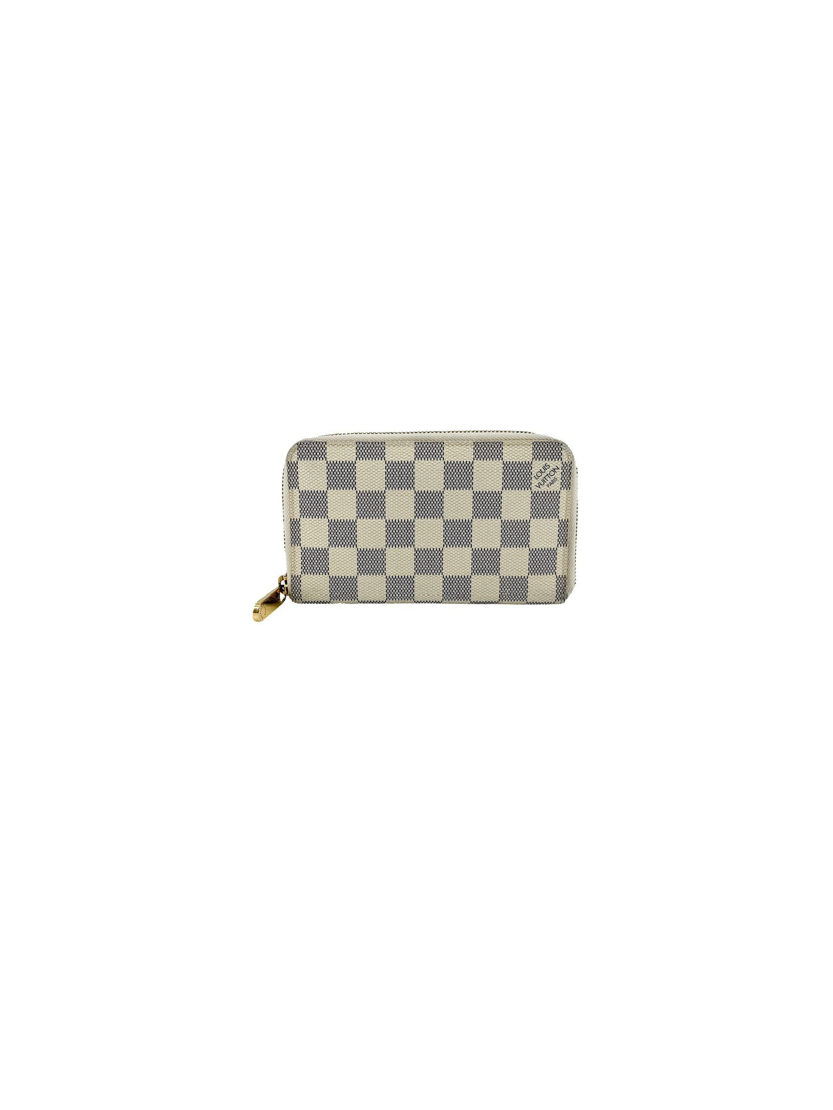 Louis Vuitton damier azur compact zippy wallet MI2120