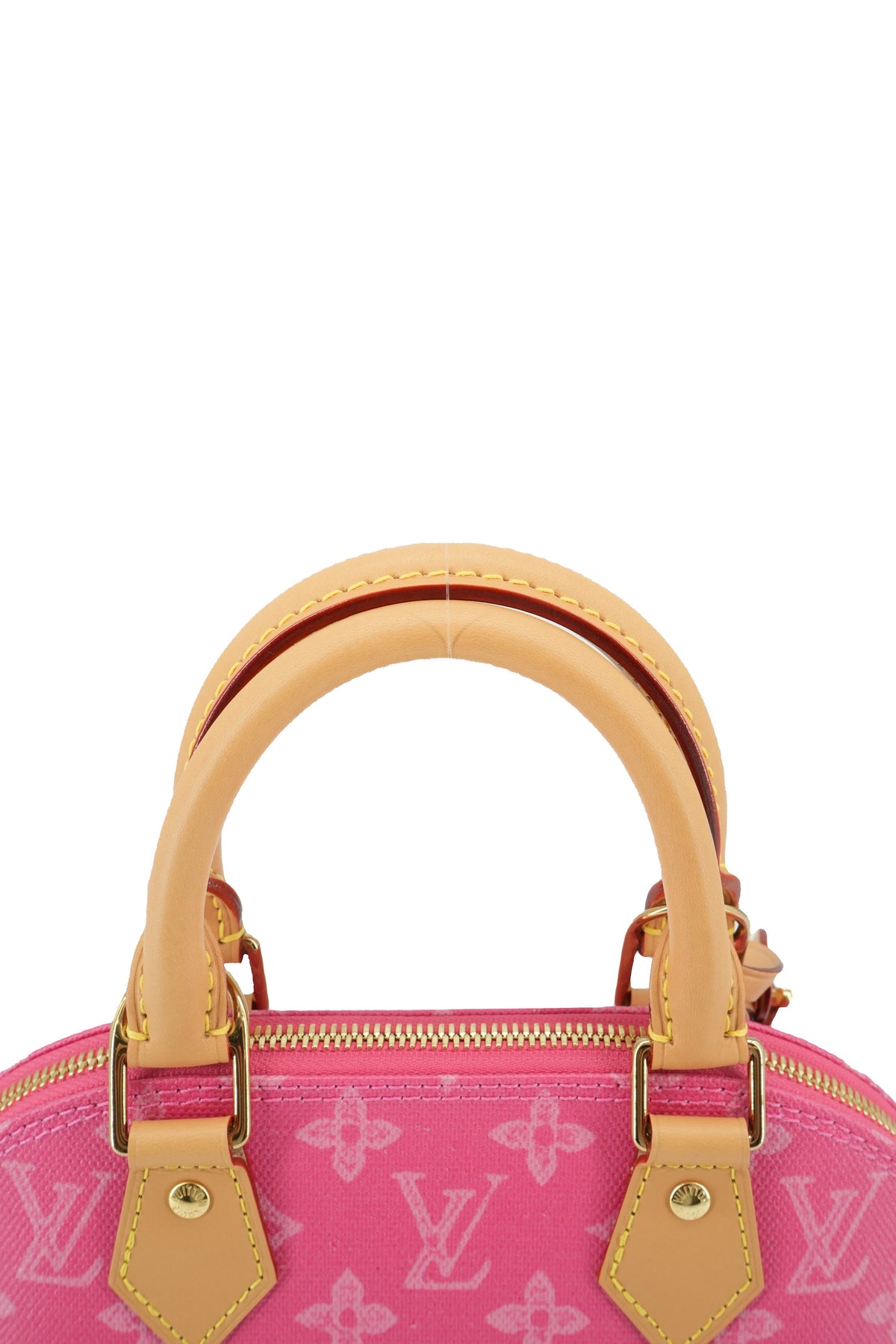 Louis Vuitton monogram Origine pink Alma BB NFC